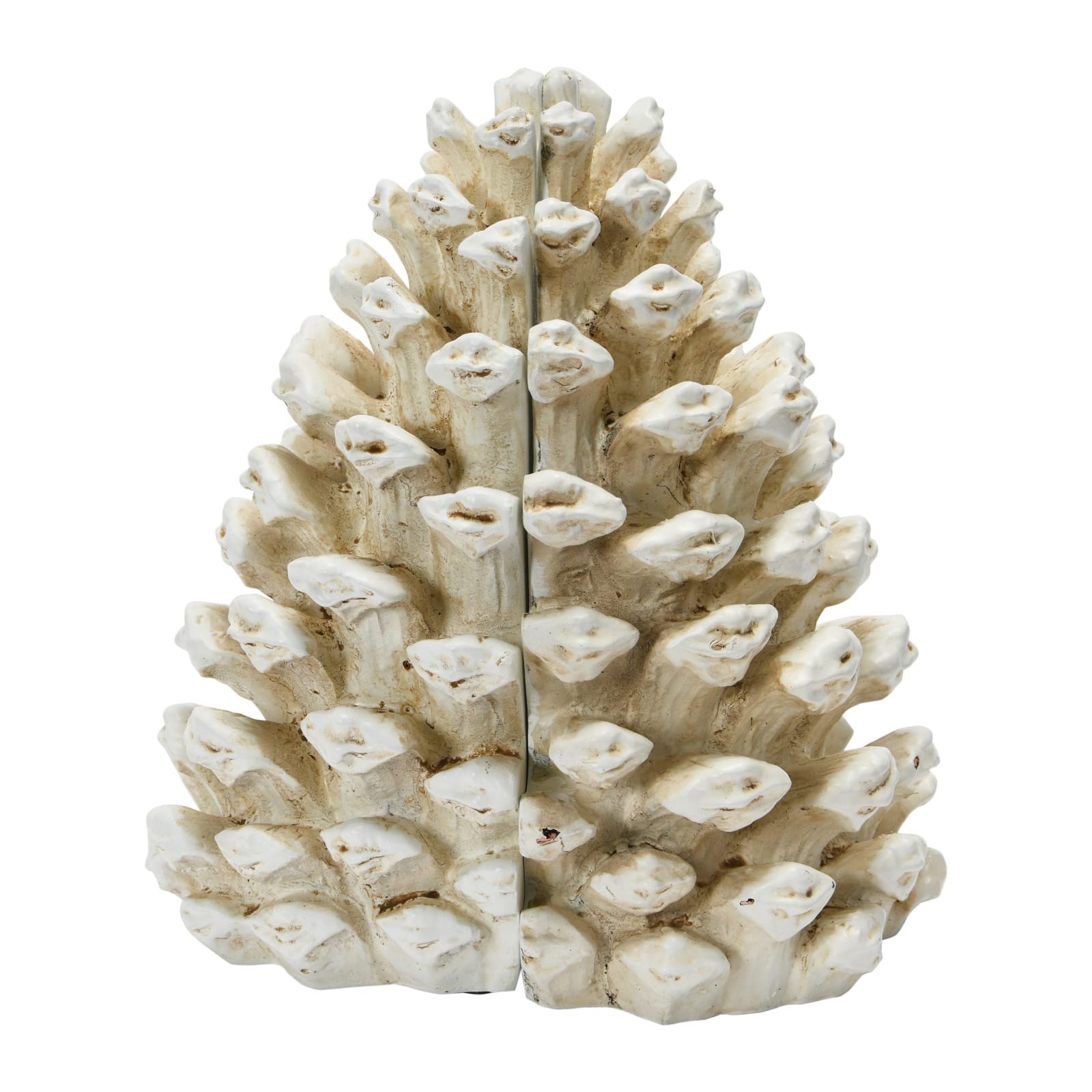 Pinecone Bookends Set