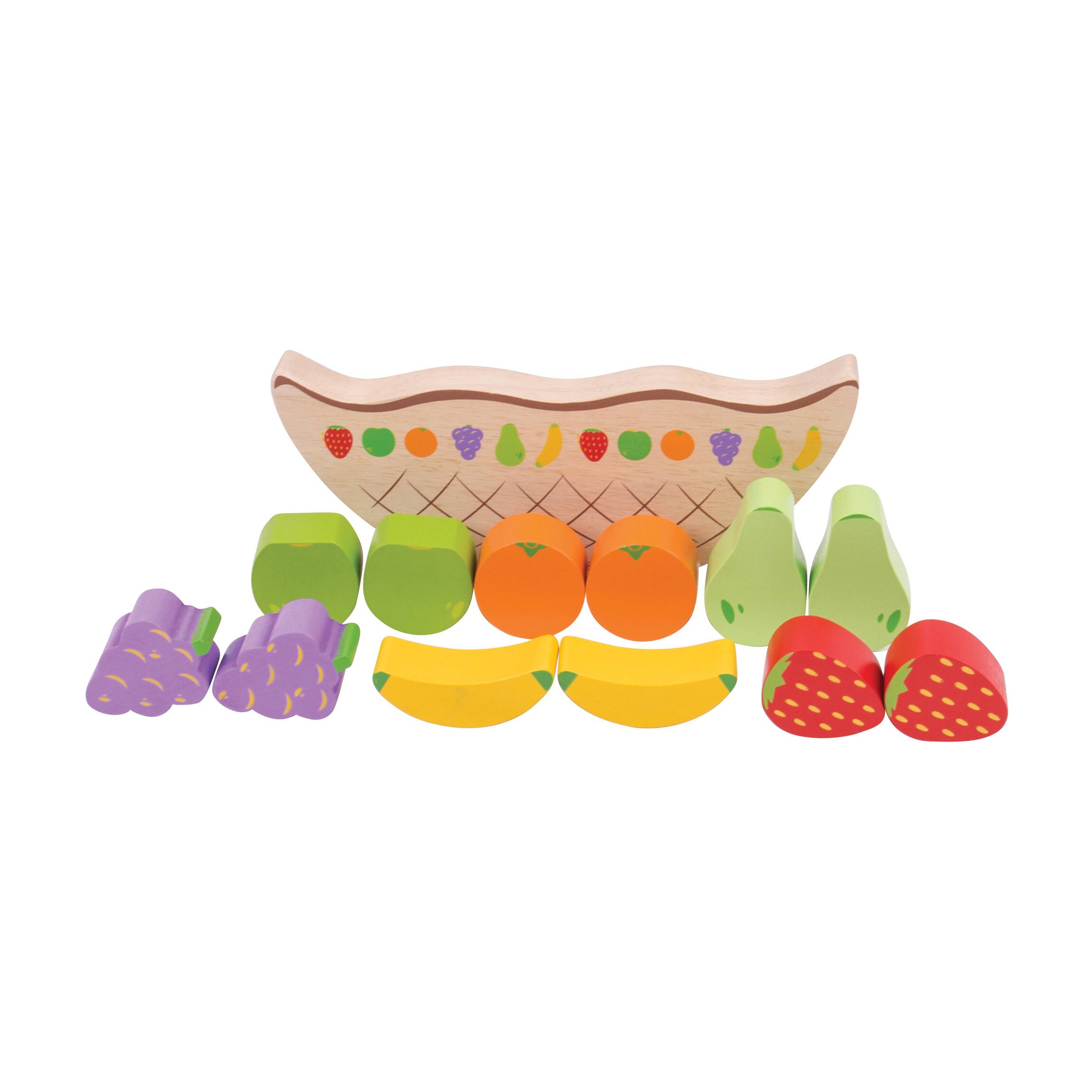 Bigjigs Toys® Wooden Fruit Balancing Game