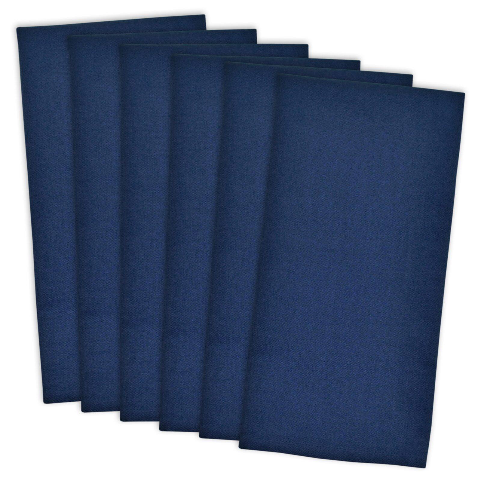 DII® Nautical Blue Flat Woven Dishtowels, 6ct.