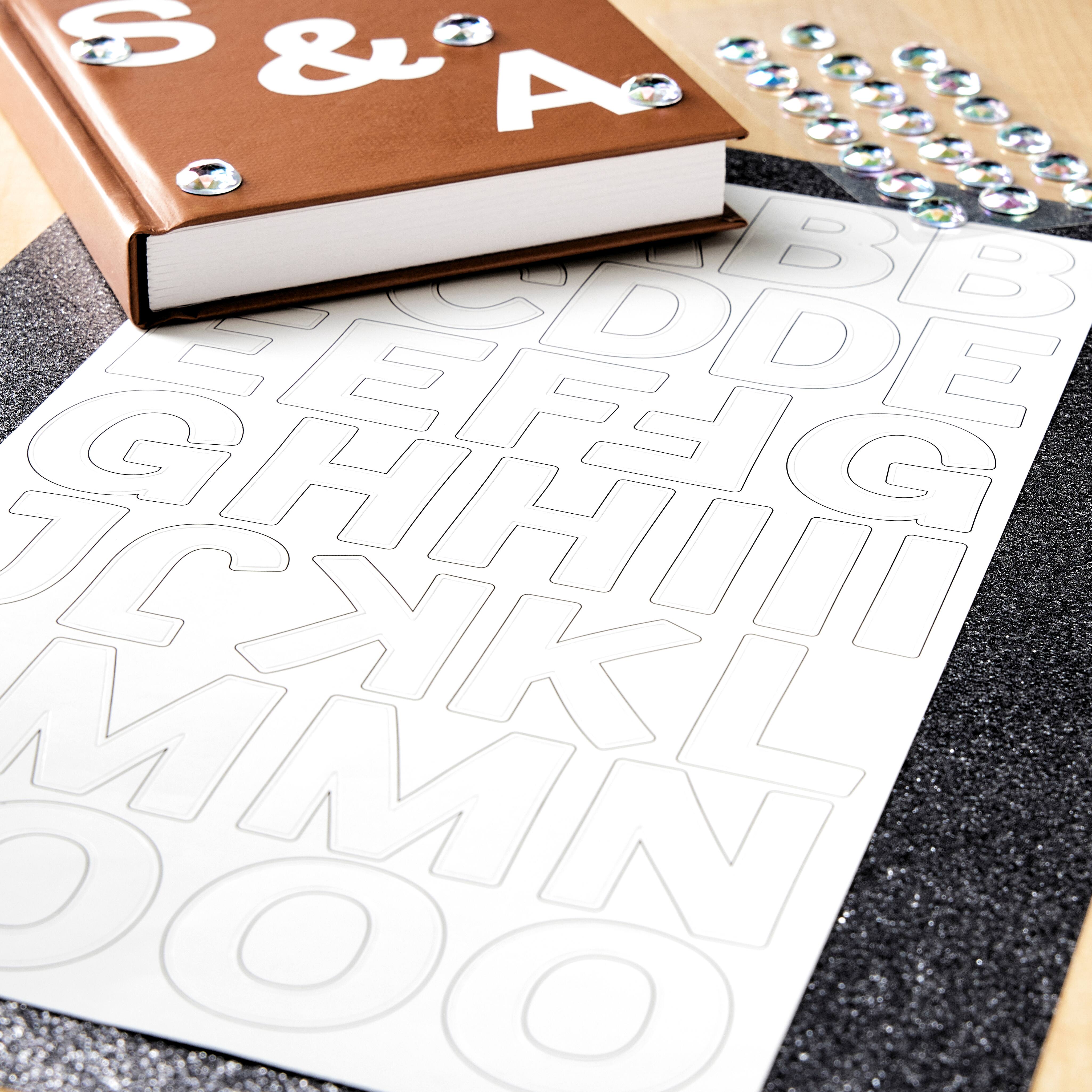12 Packs: 160 ct. (1,920 total) Block Alphabet Stickers by Recollections&#x2122;