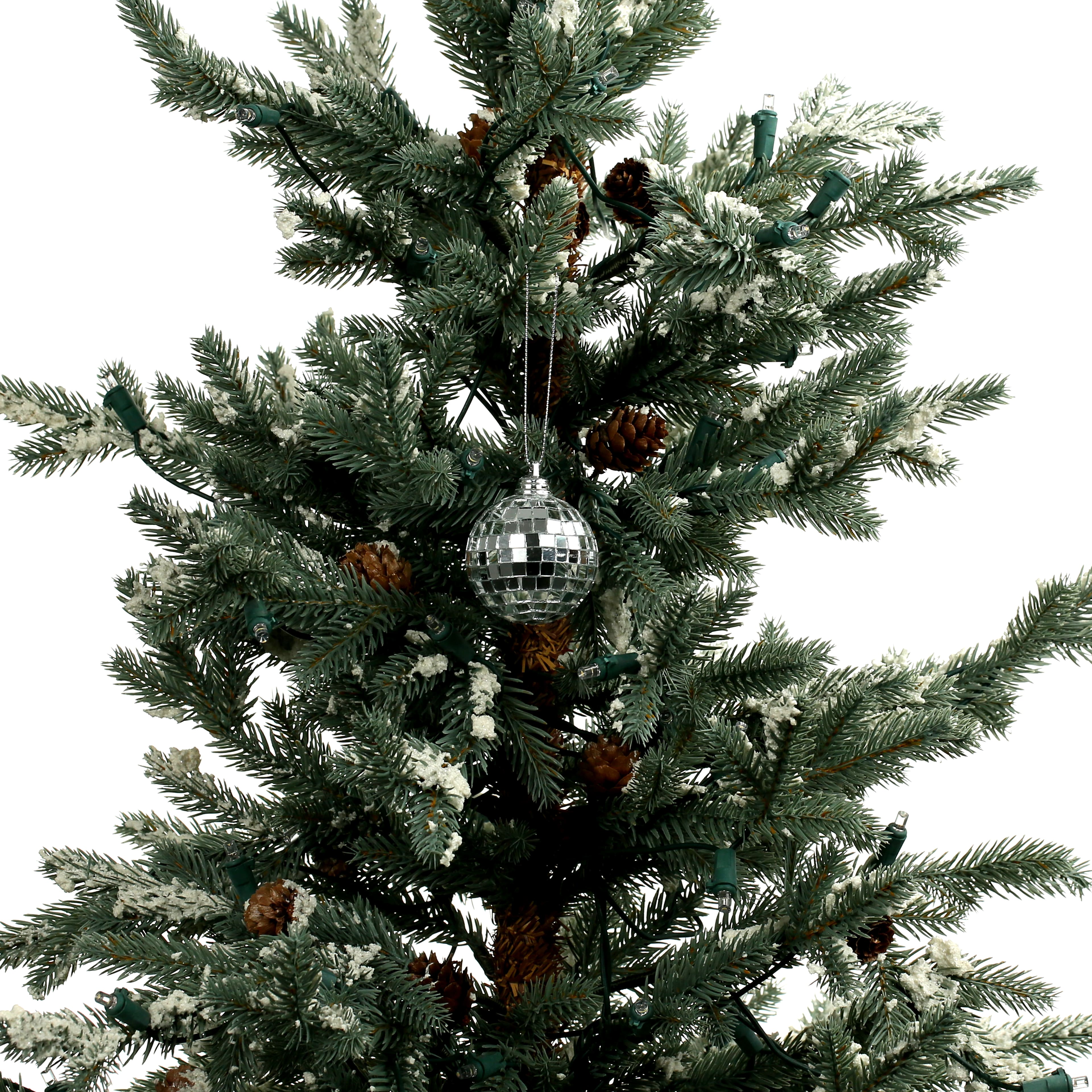 2" Silver Disco Ball Plastic Ornaments, 5ct. by Ashland®