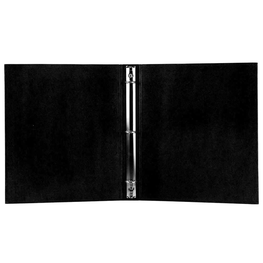 JAM Paper 1" Black Recycled Kraft 3-Ring Binder