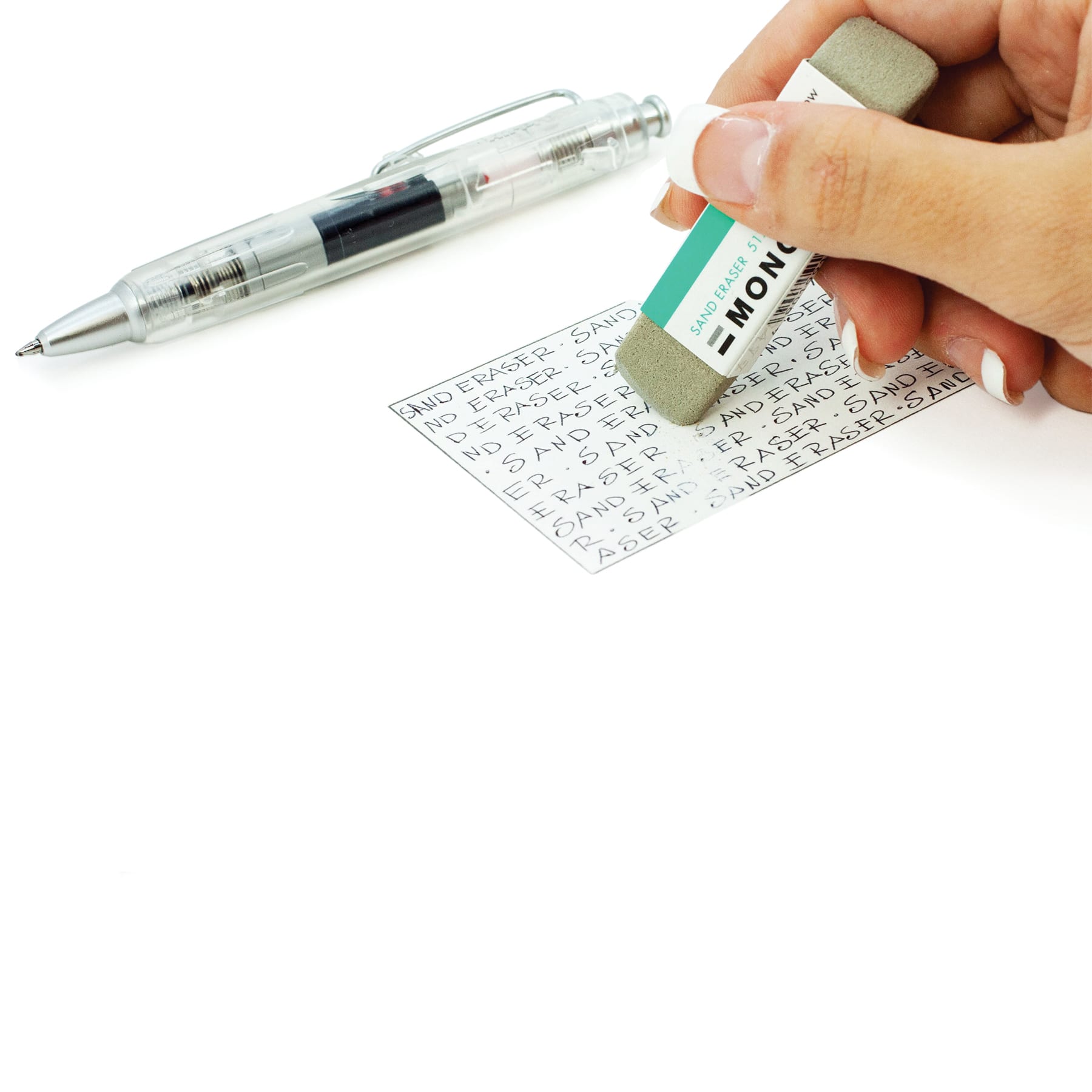 12 Packs: 2 ct. (24 total) Tombow Mono Colored Pencil Erasers