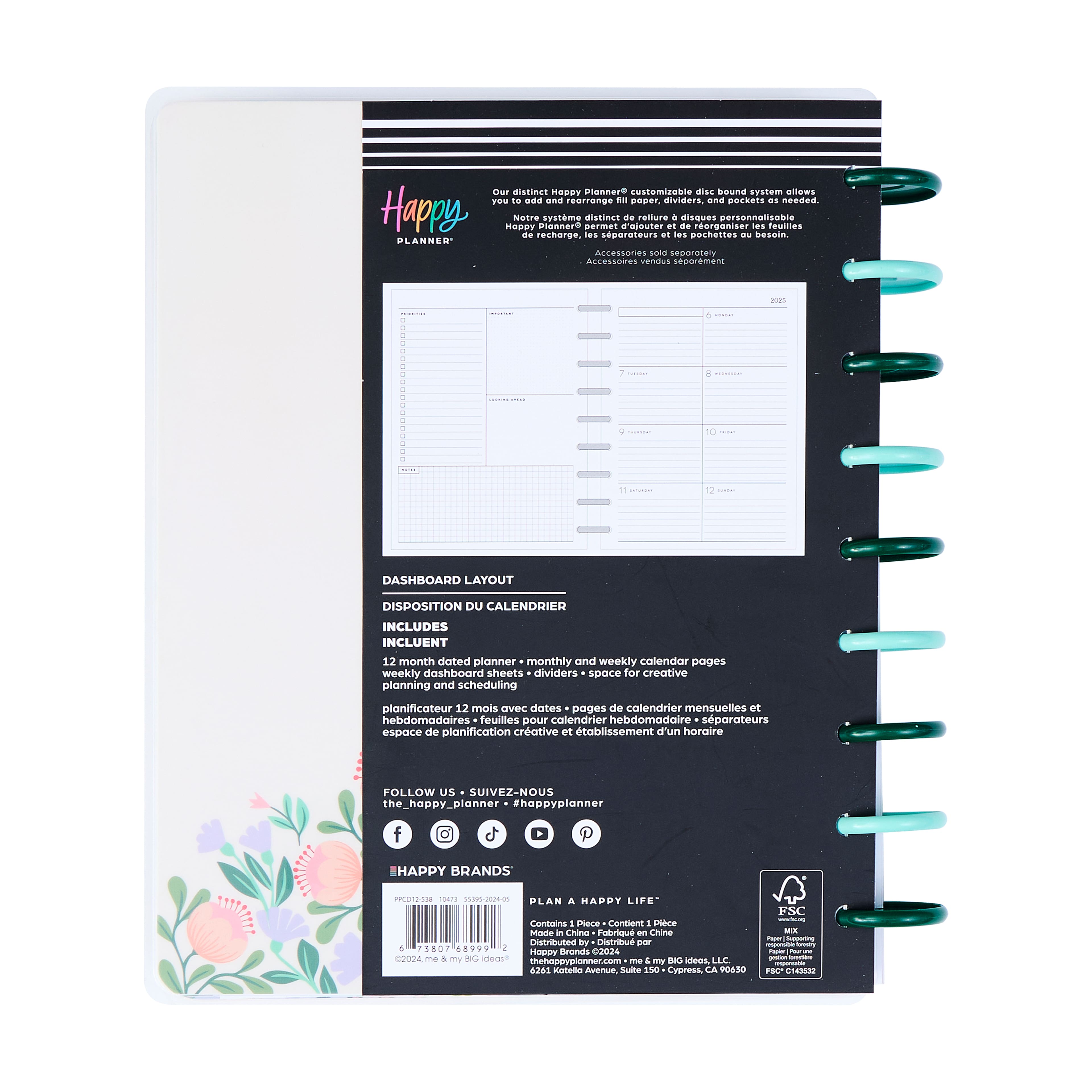 The Classic Happy Planner&#xAE; Folk &#x26; Flora