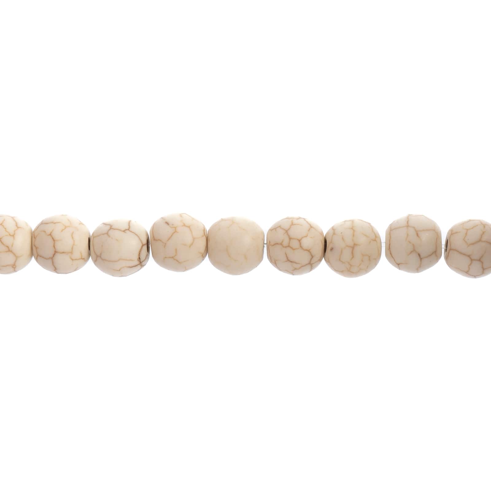 John Bead Earth's Jewels Natural Stone Round Beads, 8mm