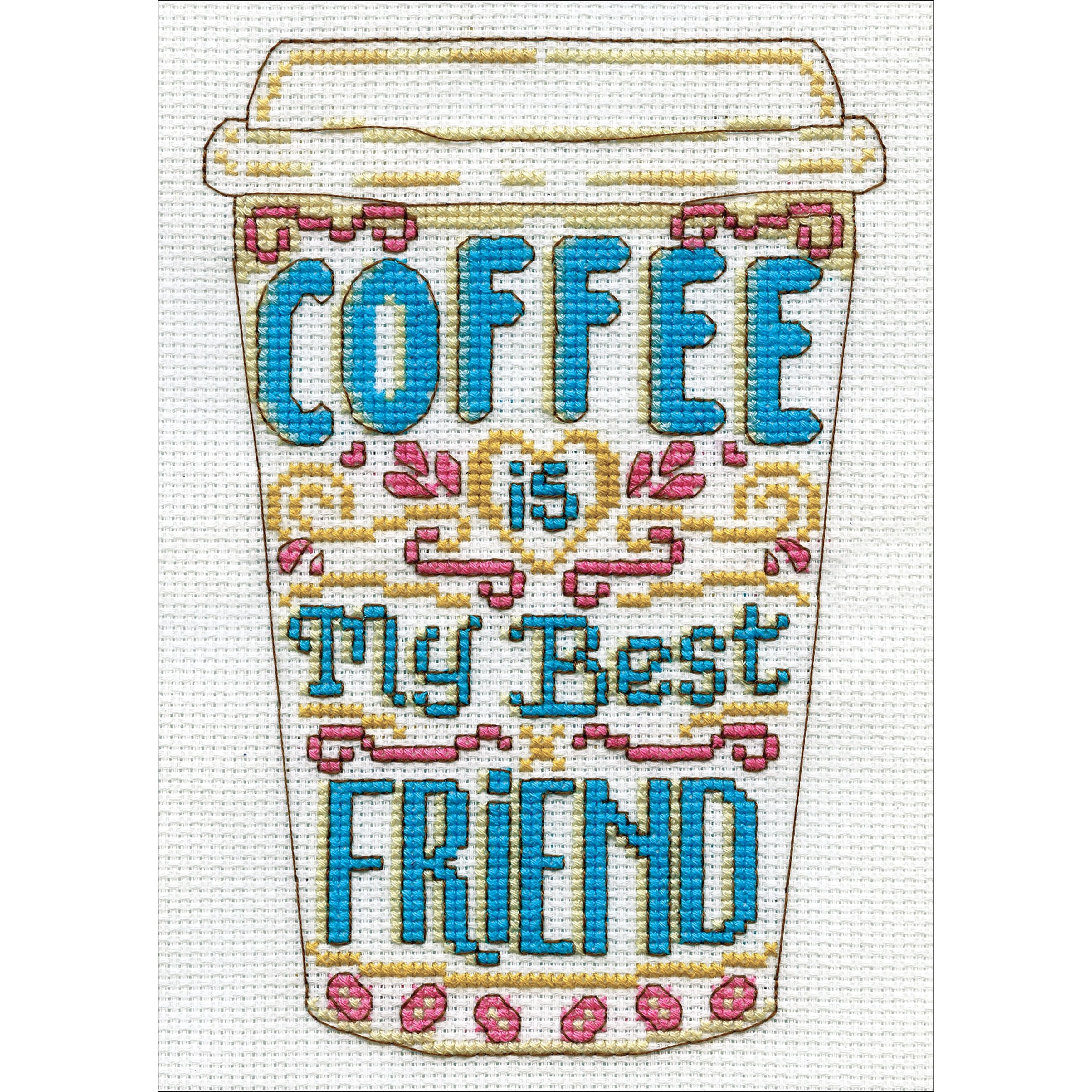 Design Works™ Coffee Counted Cross Stitch Kit