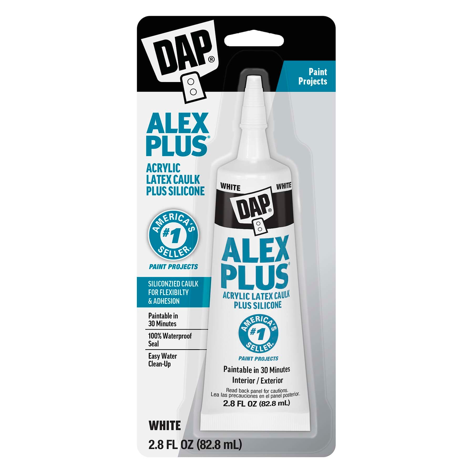 DAP&#xAE; Alex Plus 2.75oz. Acrylic Latex Caulk Plus Silicone