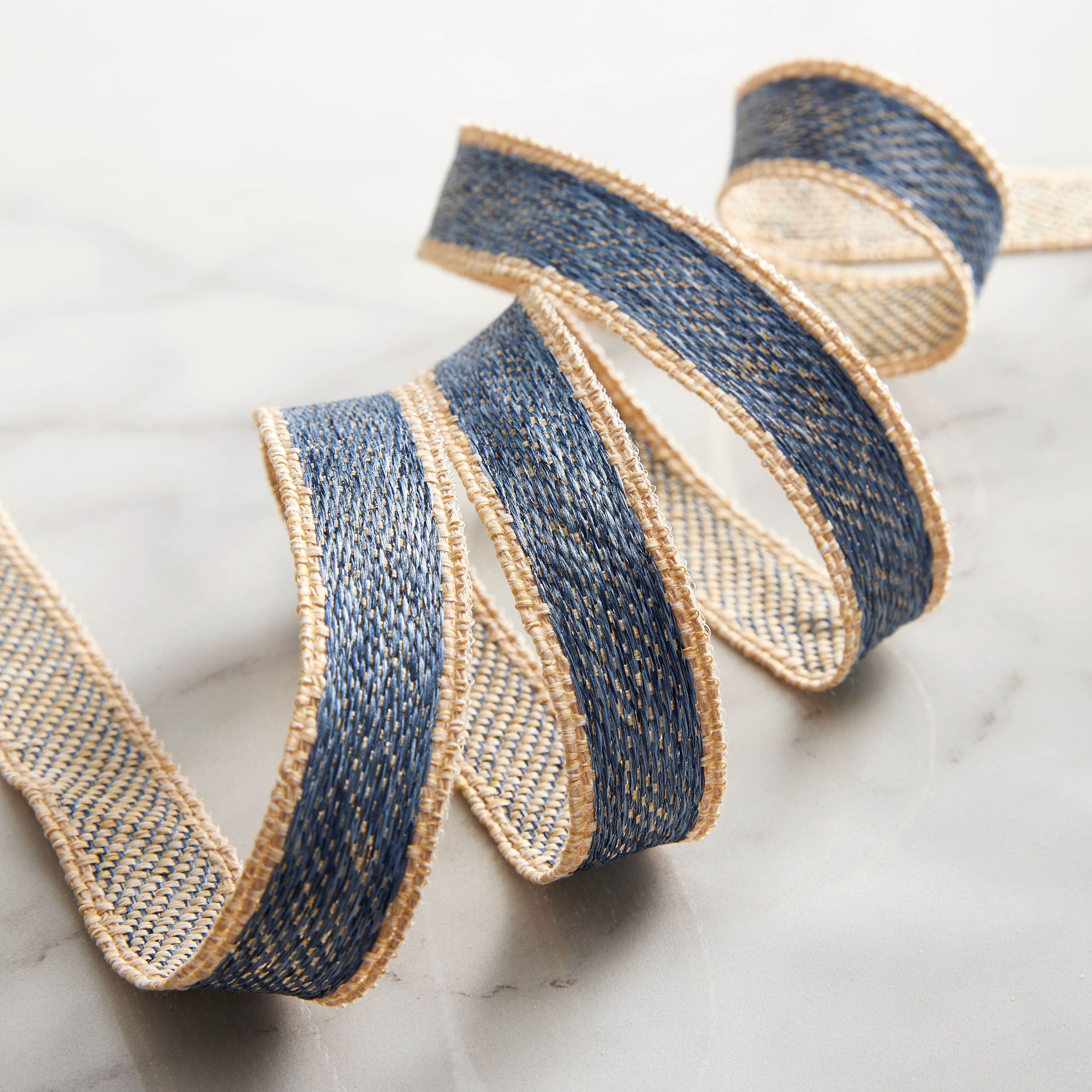 12 Pack: 5/8'' x 3yd. Contrast Edge Ribbon by Celebrate It®