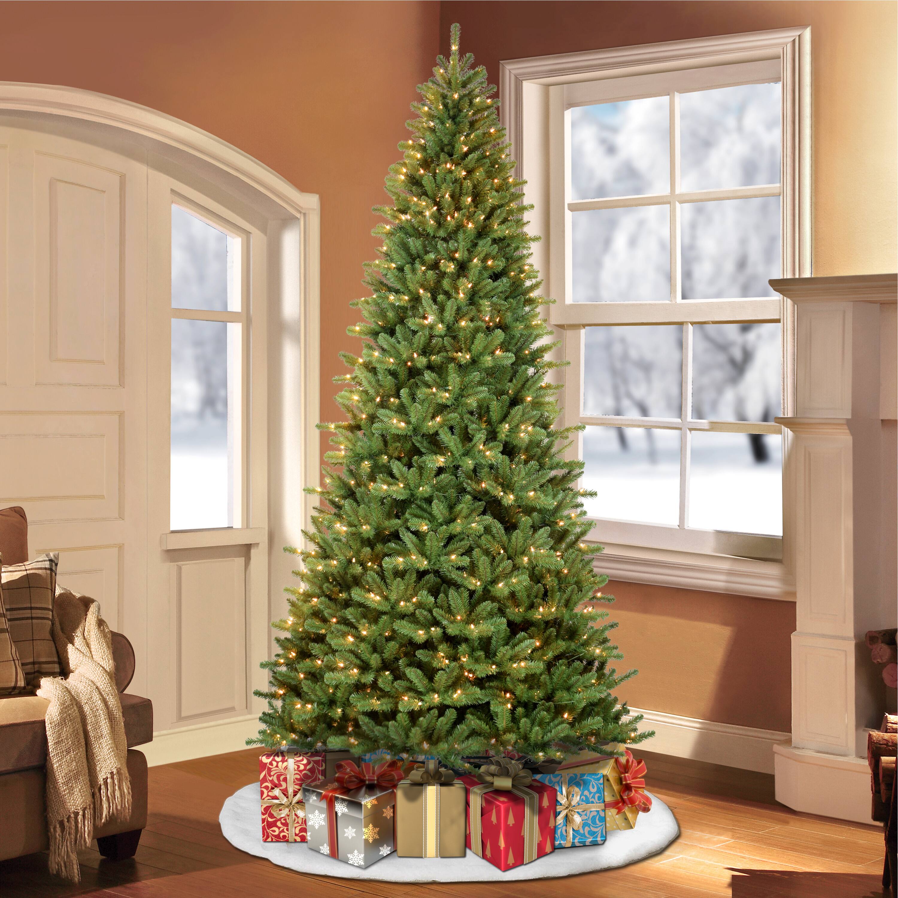 12ft. Pre-Lit Berkshire Fir Artificial Christmas Tree, Clear Lights