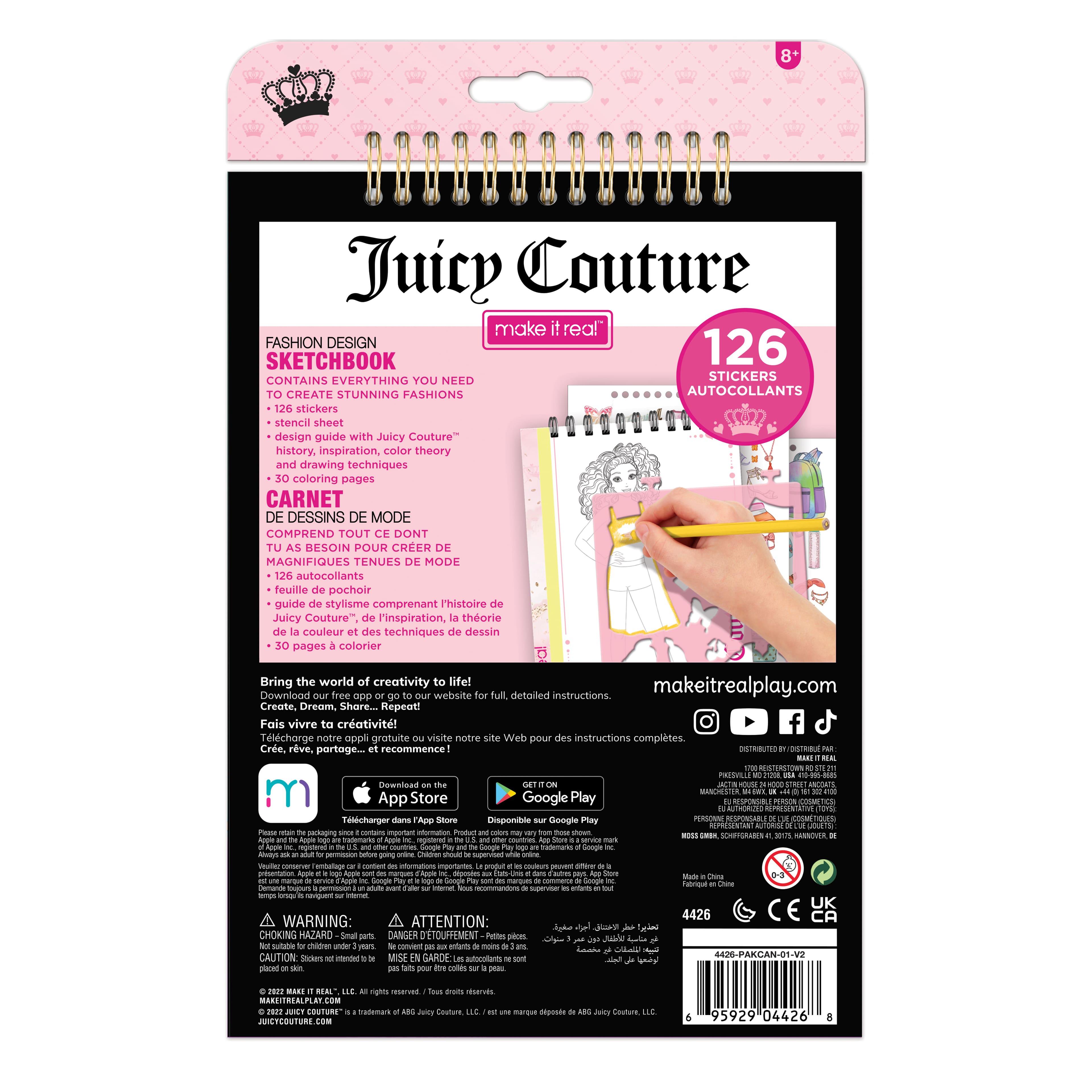 Make it Real&#x2122; Juicy Couture&#x2122; Design Sketchbook