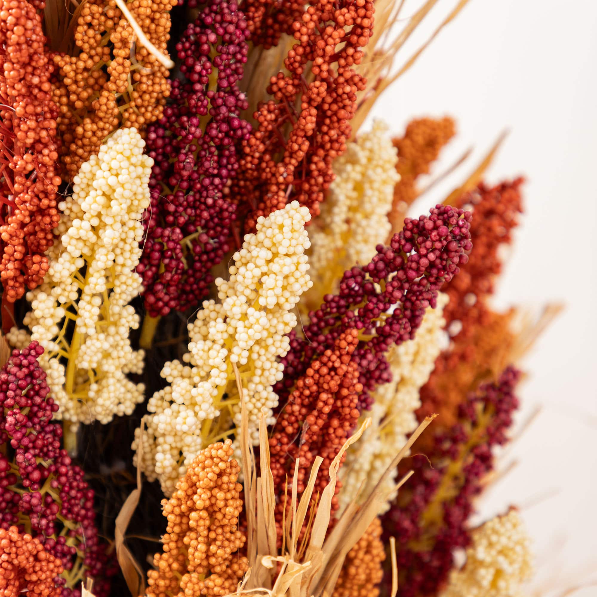 Glitzhome® 38" Fall Multi-Colored Sorghum Porch Tree