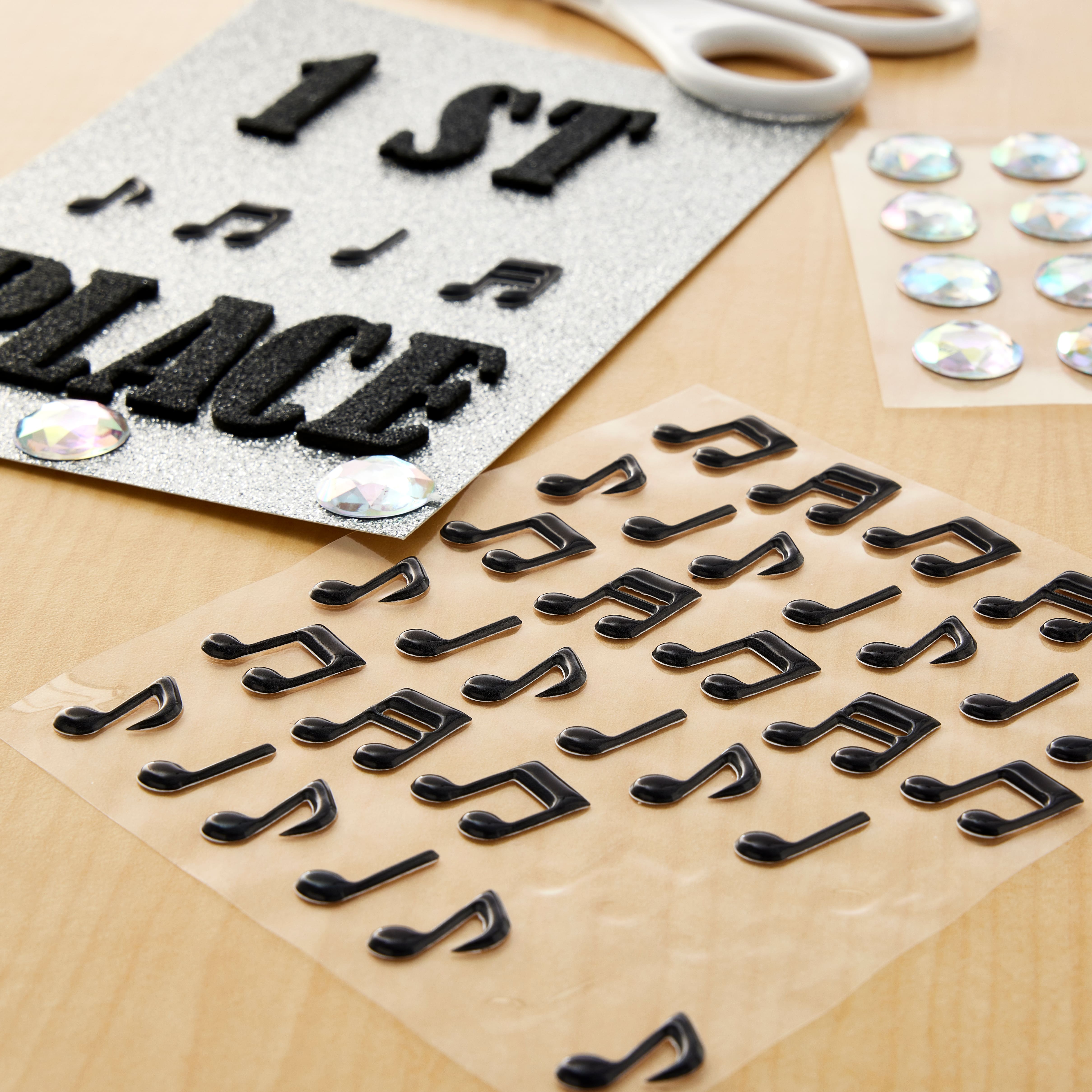 Music Notes Puffy Stickers by Recollections™ Signature™