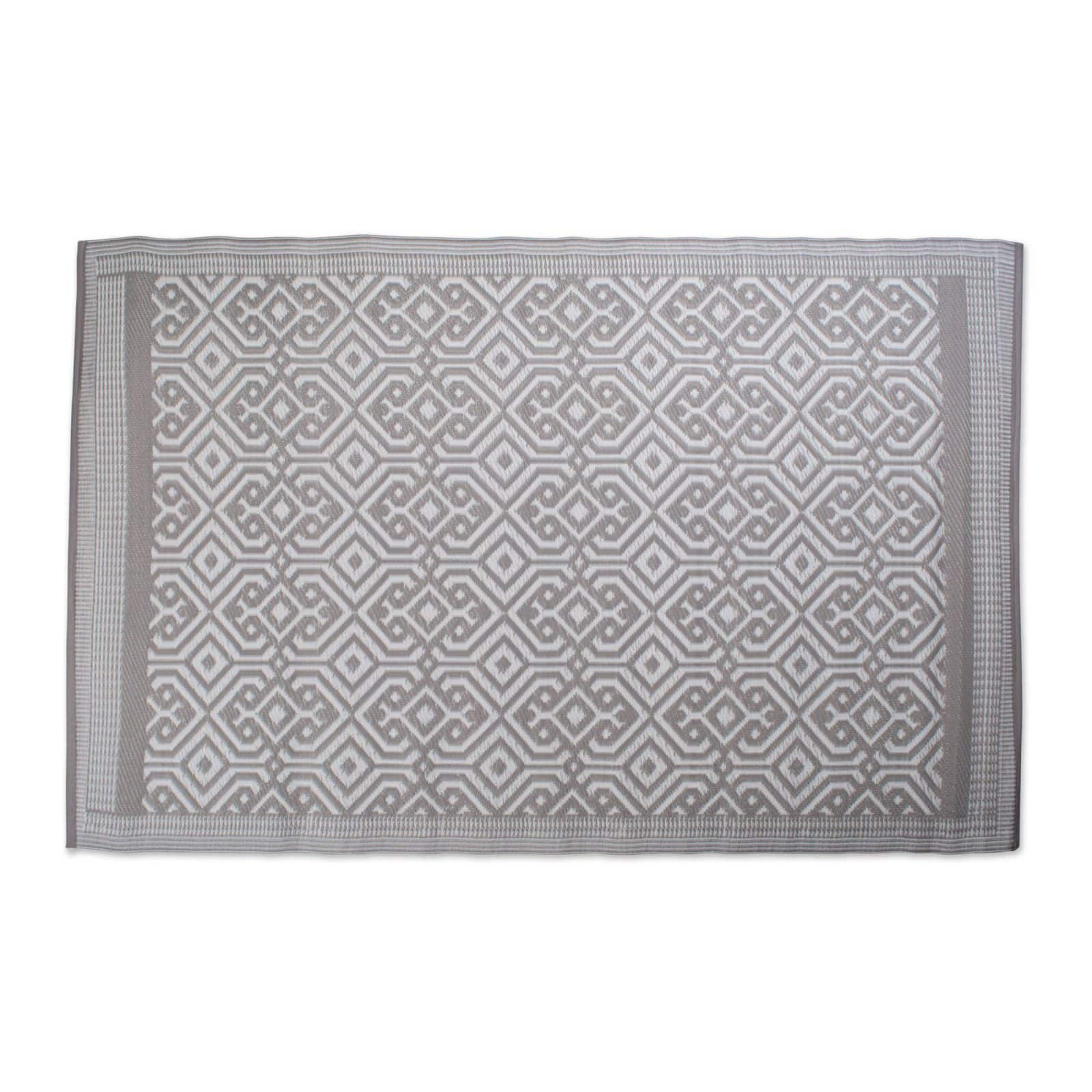 DII&#xAE; Gray Moroccan Outdoor Rug, 4ft. x 6ft.