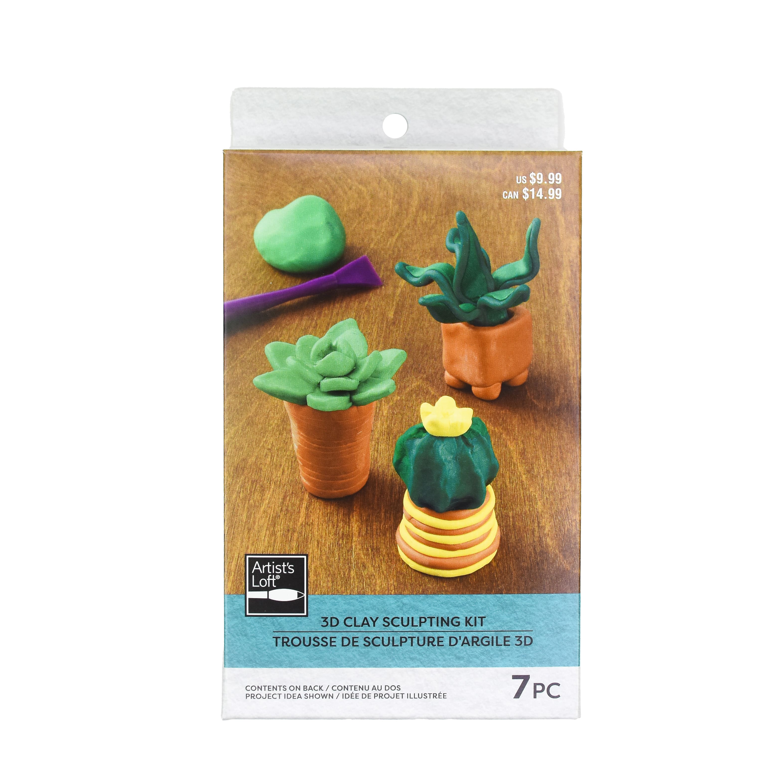 Succulent Plant 3D Clay Sculpting Kit by Artist&#x27;s Loft&#xAE;