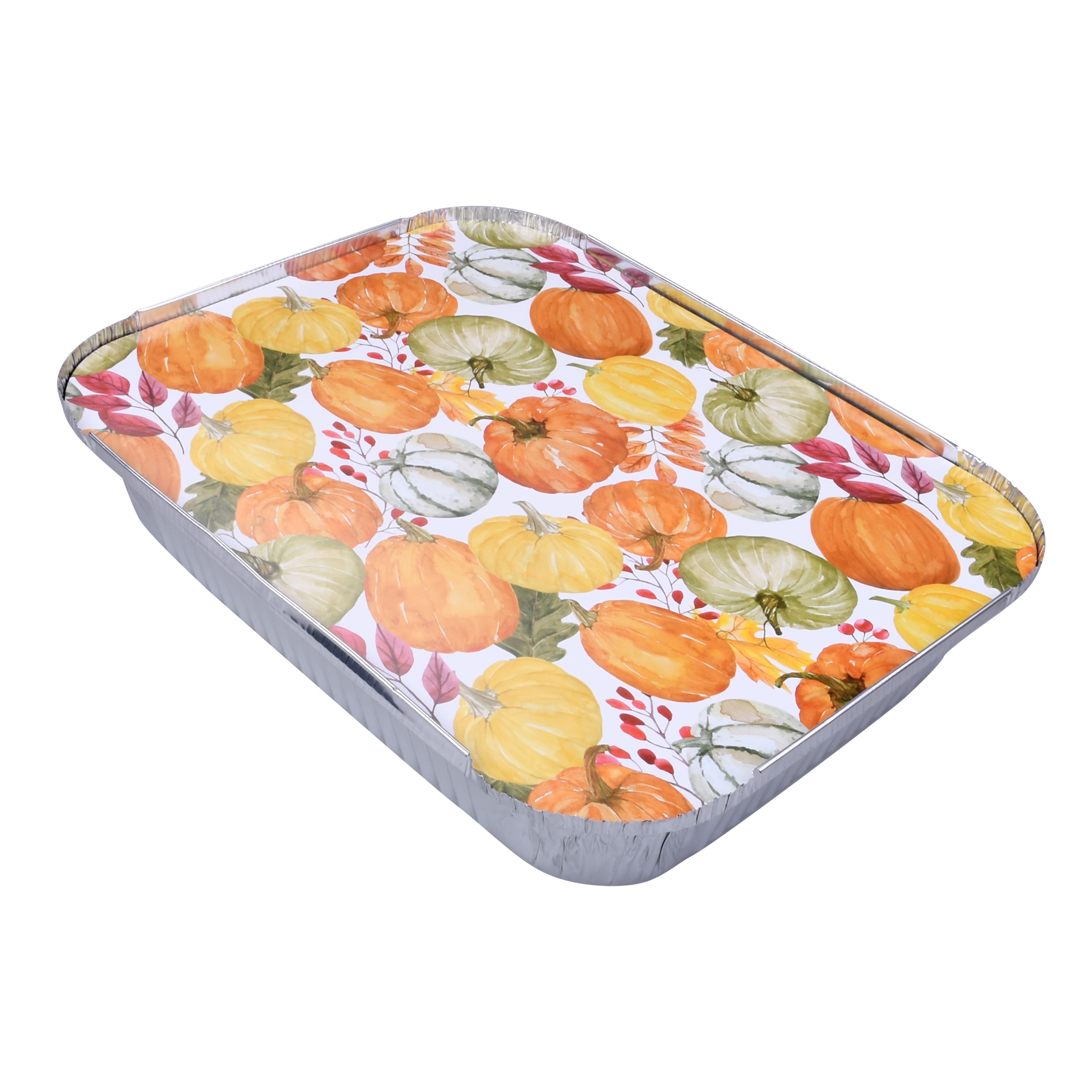 Large Thanksgiving Pumpkin Aluminum Baking Pans, 2ct. by Celebrate It&#xAE;