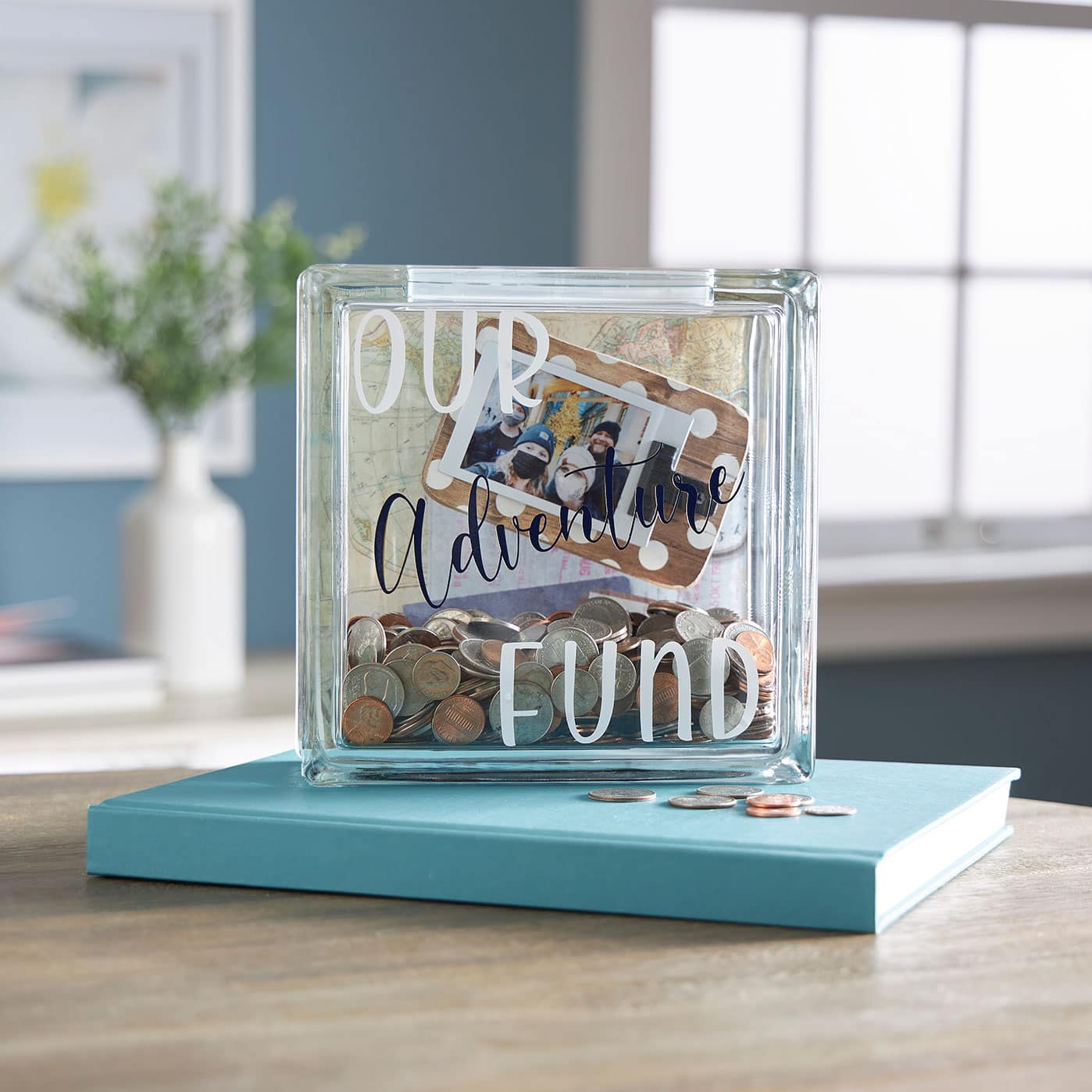 Our Adventure Fund Glass Block, Projects