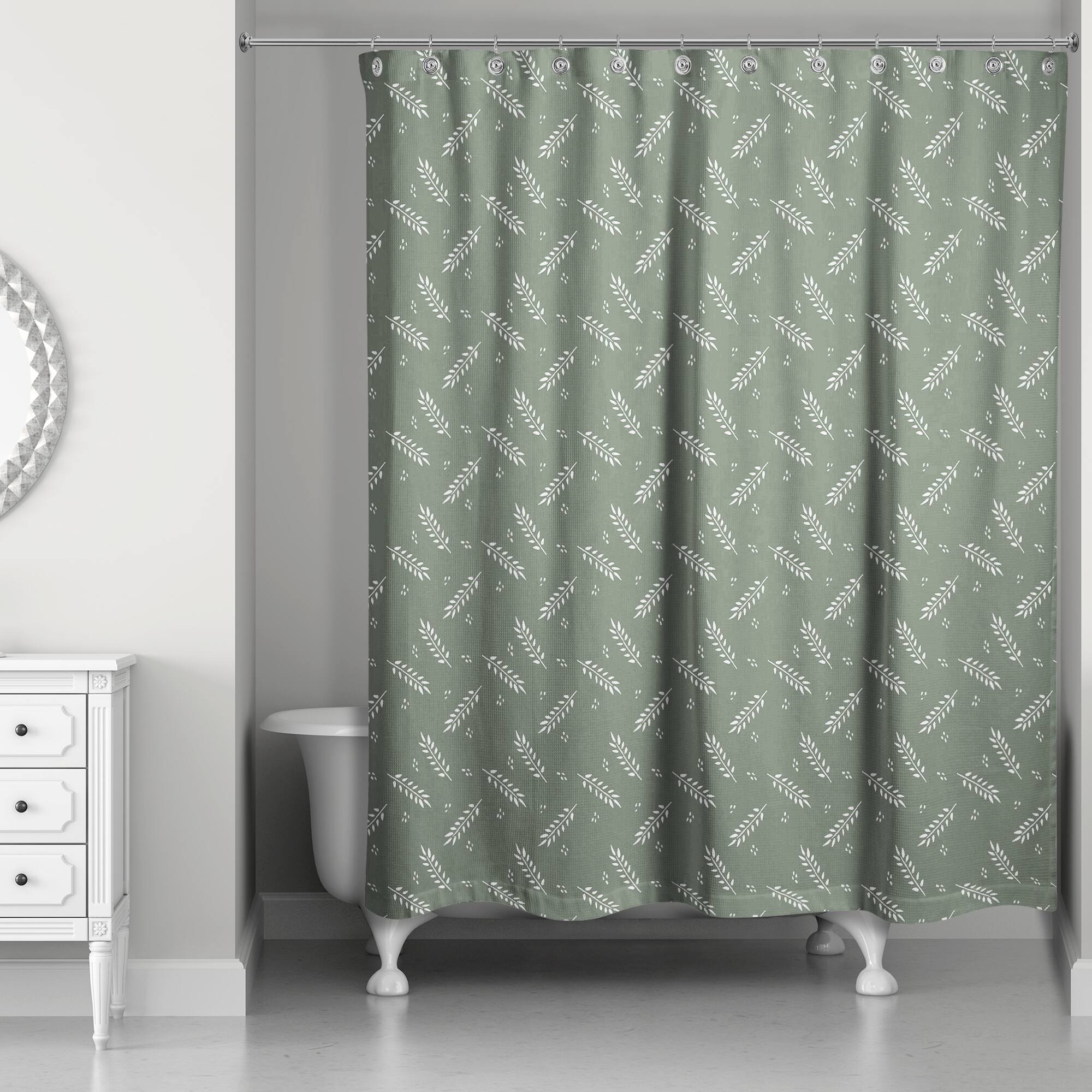 Wheat Pattern Shower Curtain