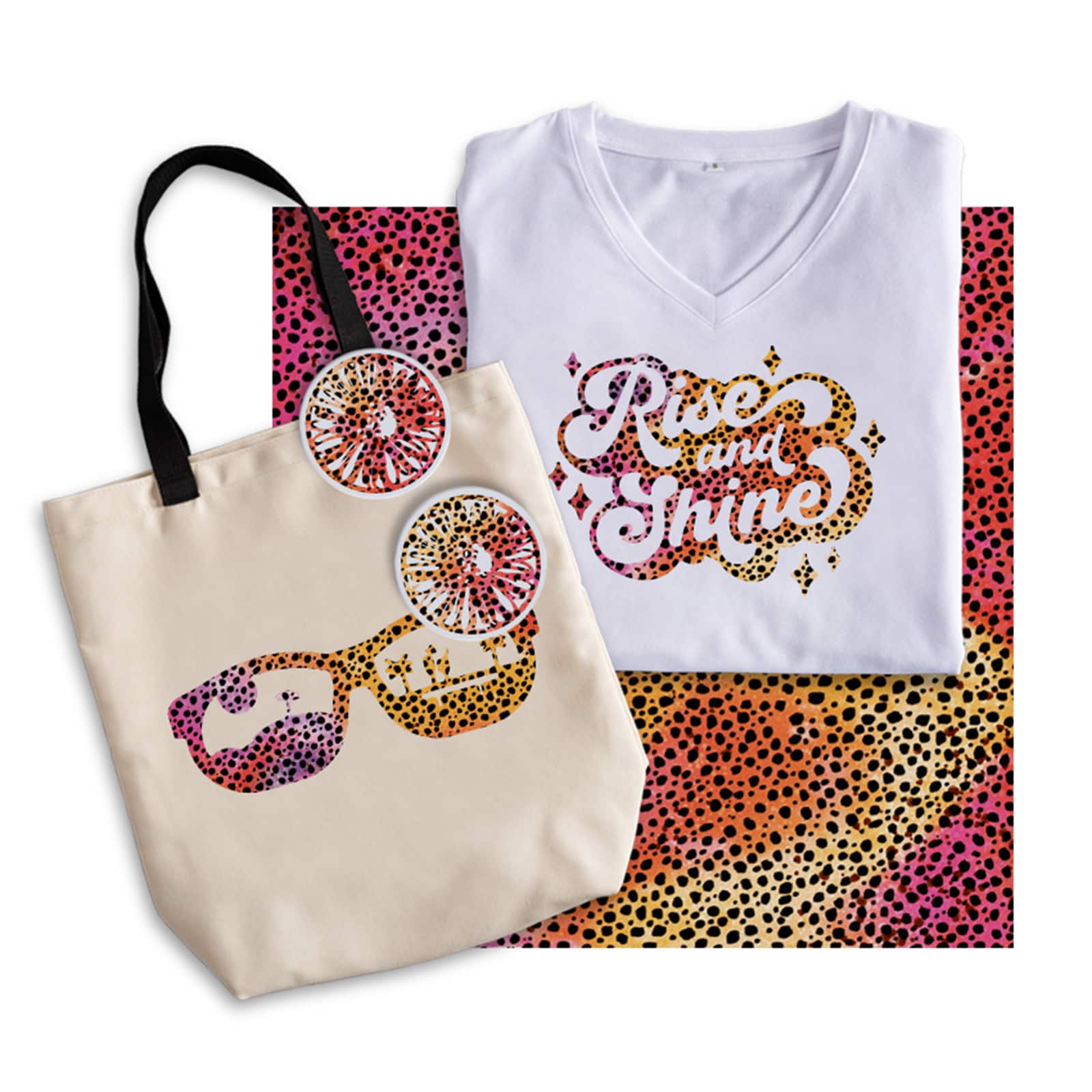 Cricut® Infusible Ink™ Transfer Sheets, Rainbow Cheetah