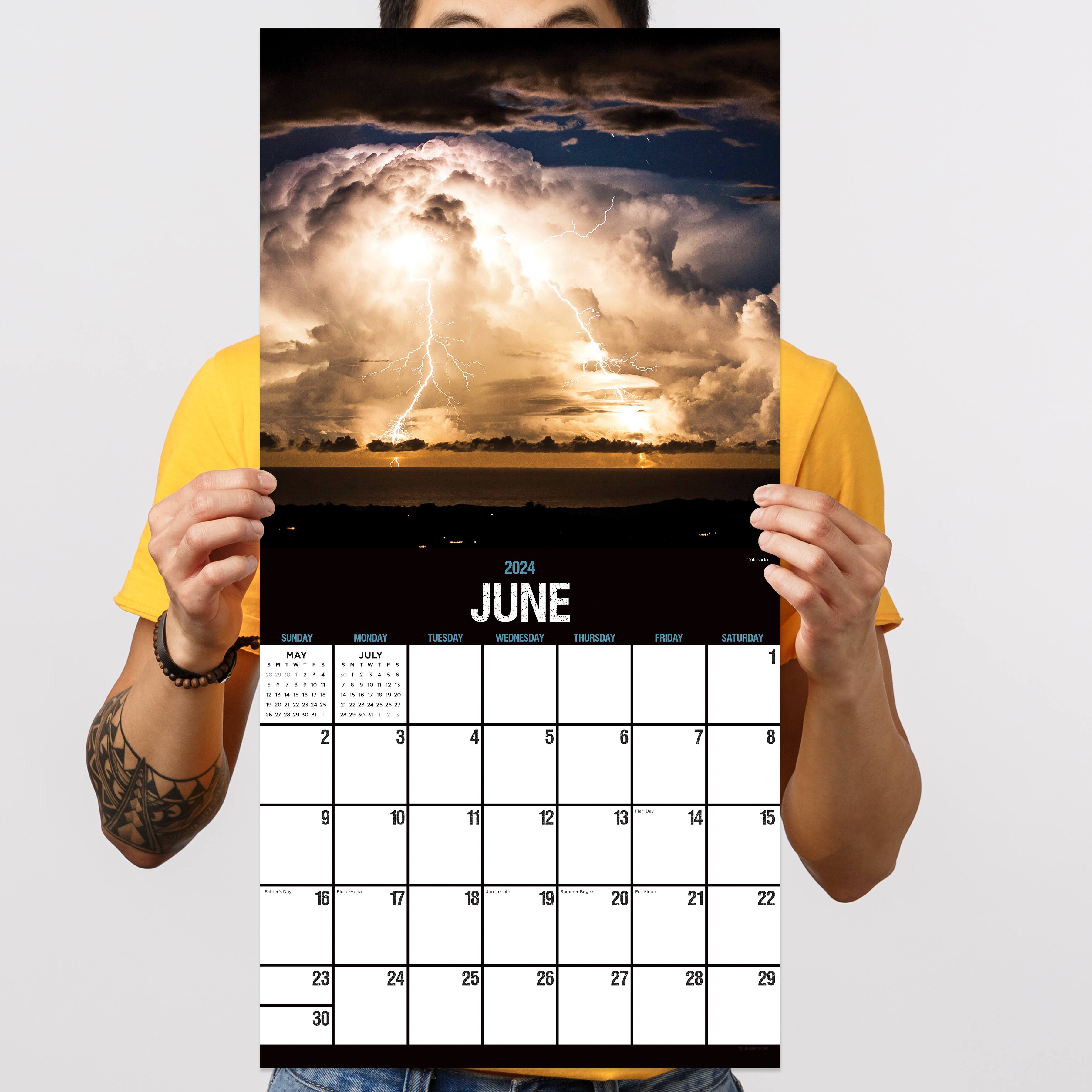 TF Publishing 2024 Weather Wall Calendar