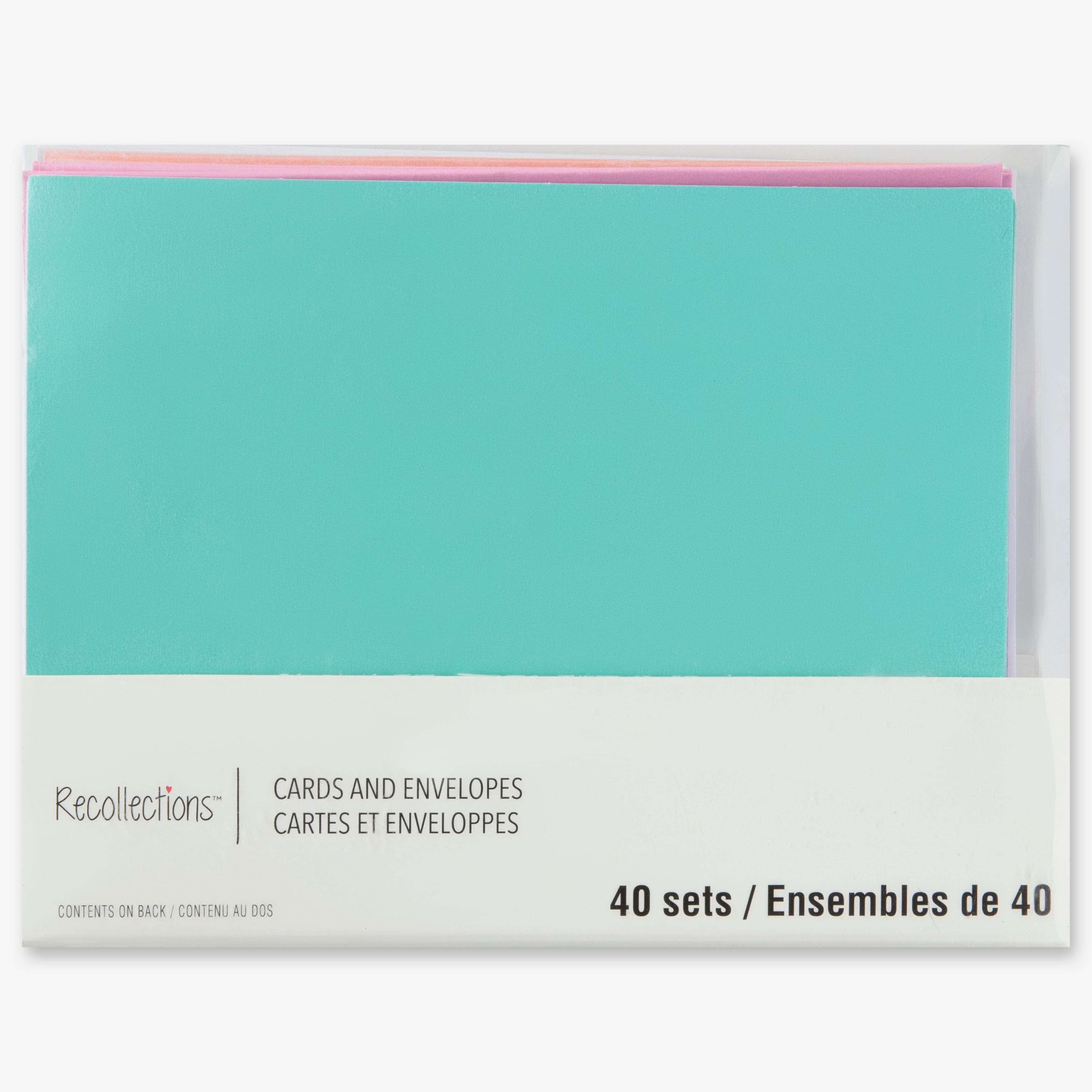 12 Packs: 40 ct. (480 total) 4.25" x 5.5" Shimmer Cards & Envelopes by Recollections™
