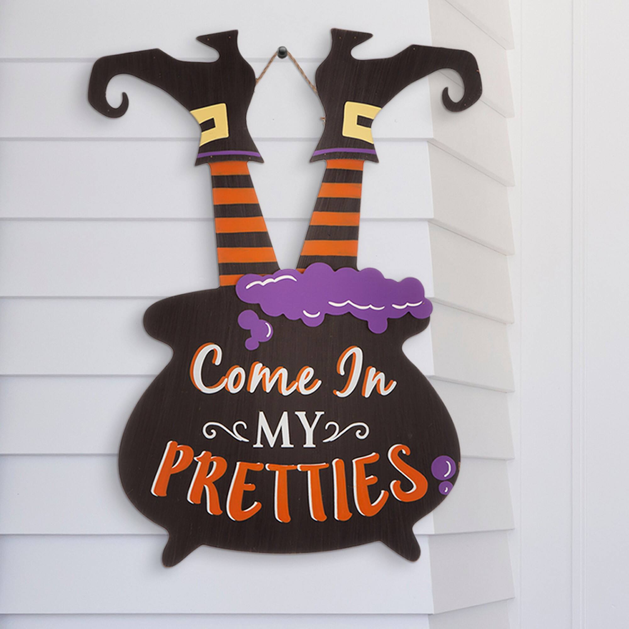 32&#x22; Glitzhome&#xAE; Halloween Witch Yard Stake