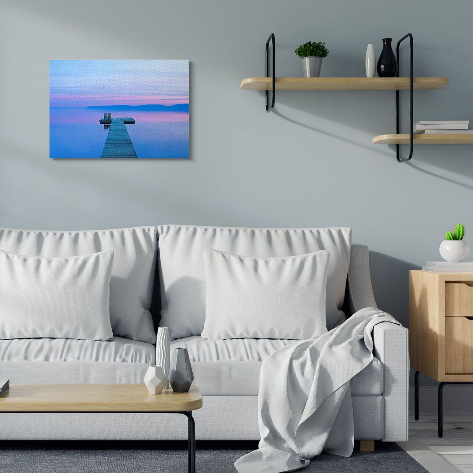 Stupell Industries Lake Landscape Photograph Wall Art