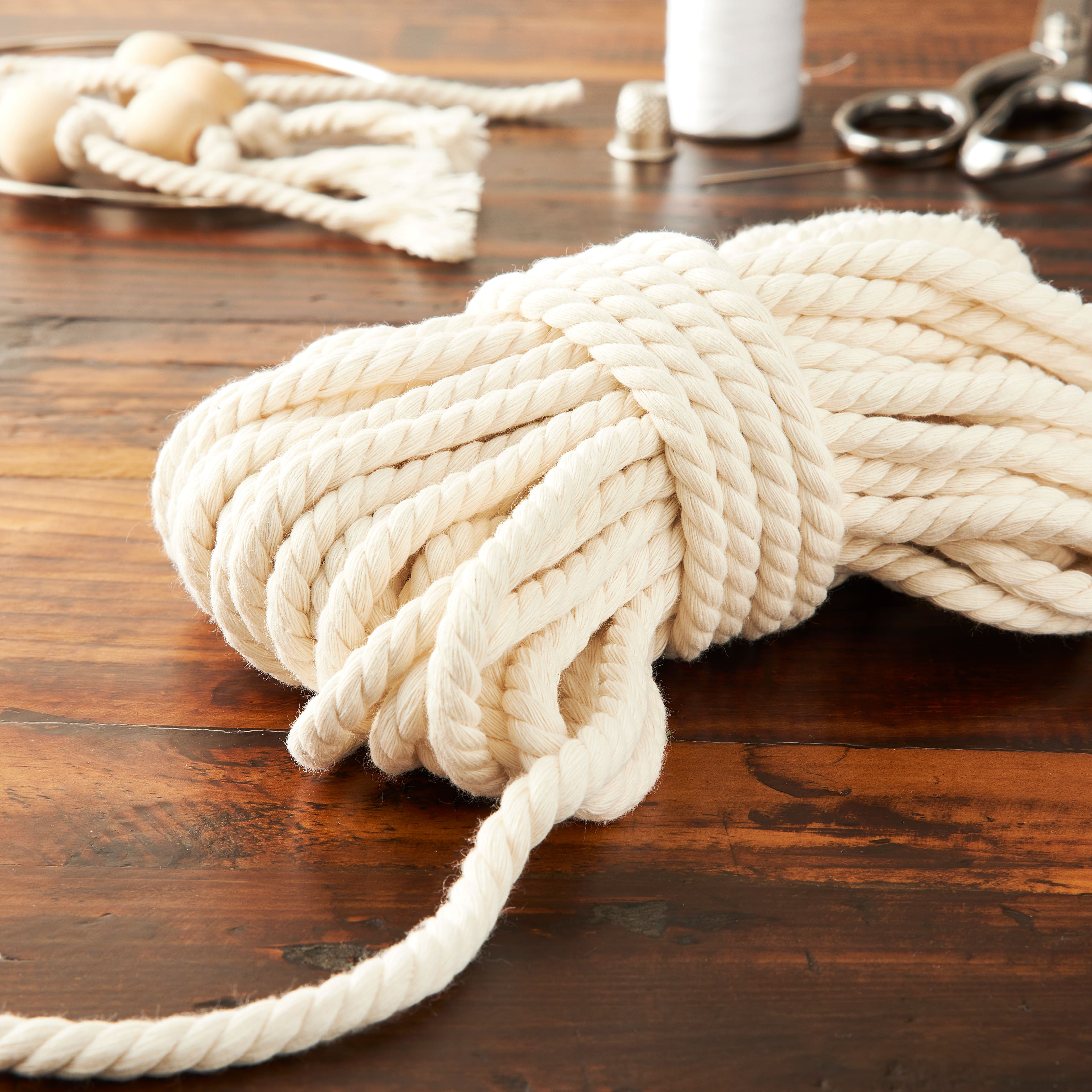 12 Pack: Macramé Cotton Cord by Loops & Threads®, 50ft.