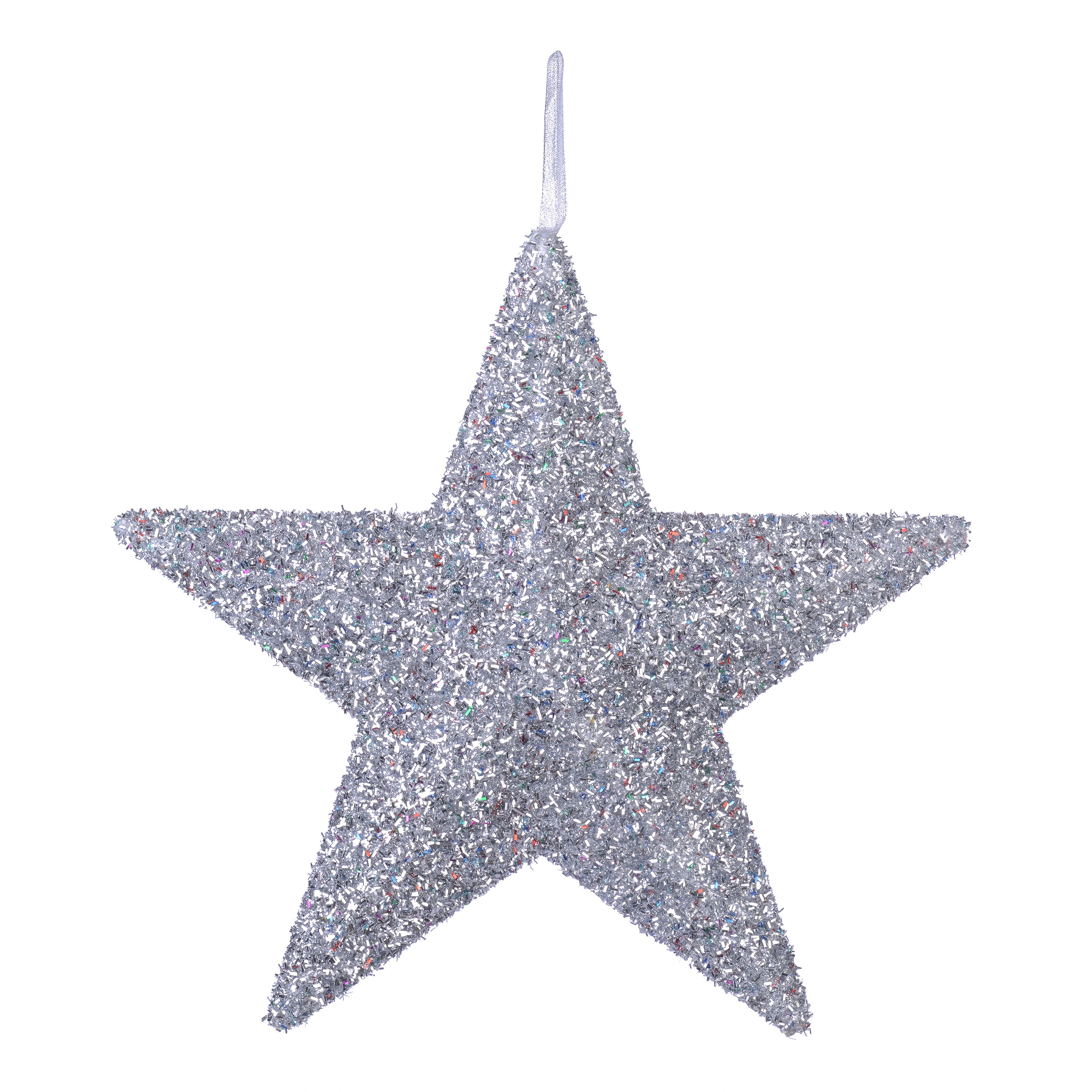 15&#x22; Glitter Star Hanging D&#xE9;cor by Ashland&#xAE;