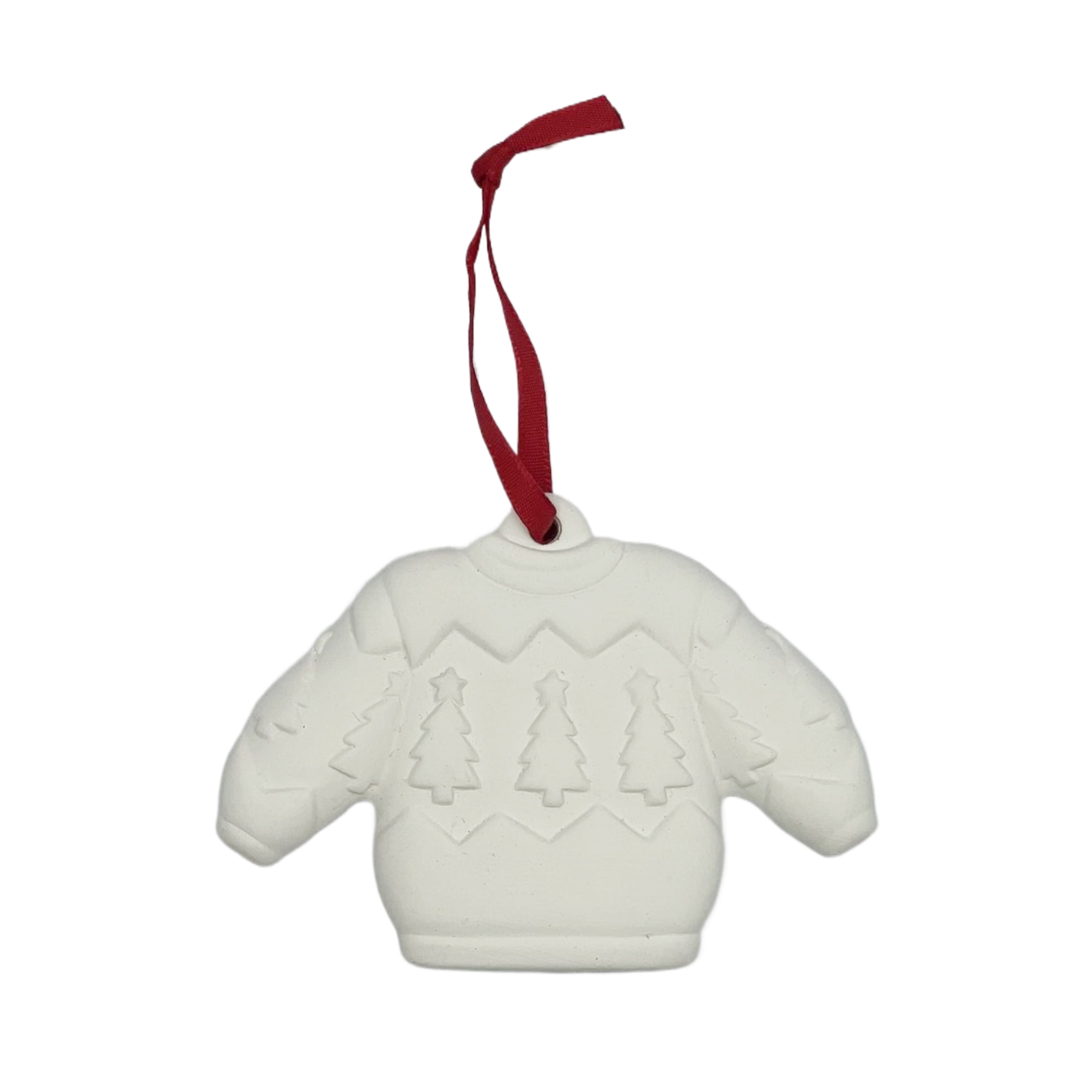 4&#x22; DIY Ceramic Sweater Ornament by Make Market&#xAE;