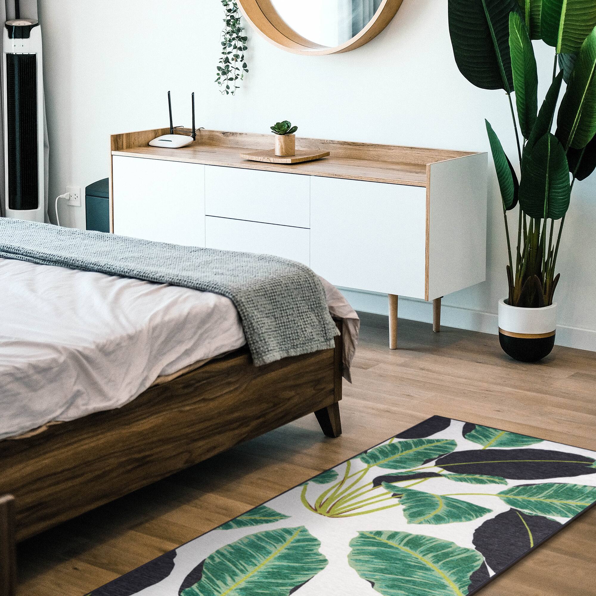 My Magic Carpet Hojas Rainforest Washable Rug