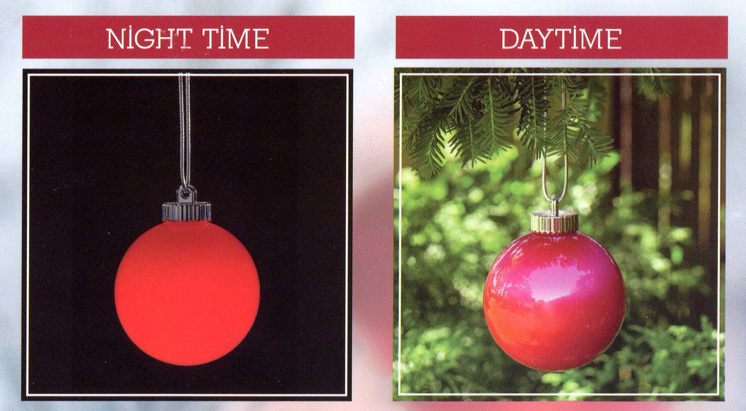 6&#x22; Red LED Shatterproof Ornaments, 3ct.