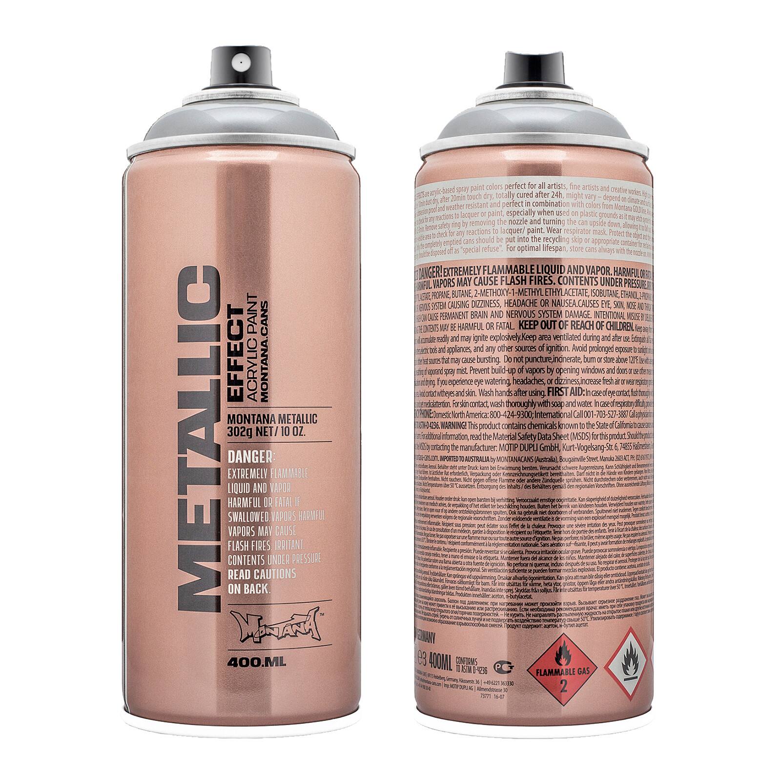 Montana™ Cans Metallic Effect Spray Paint, 400mL
