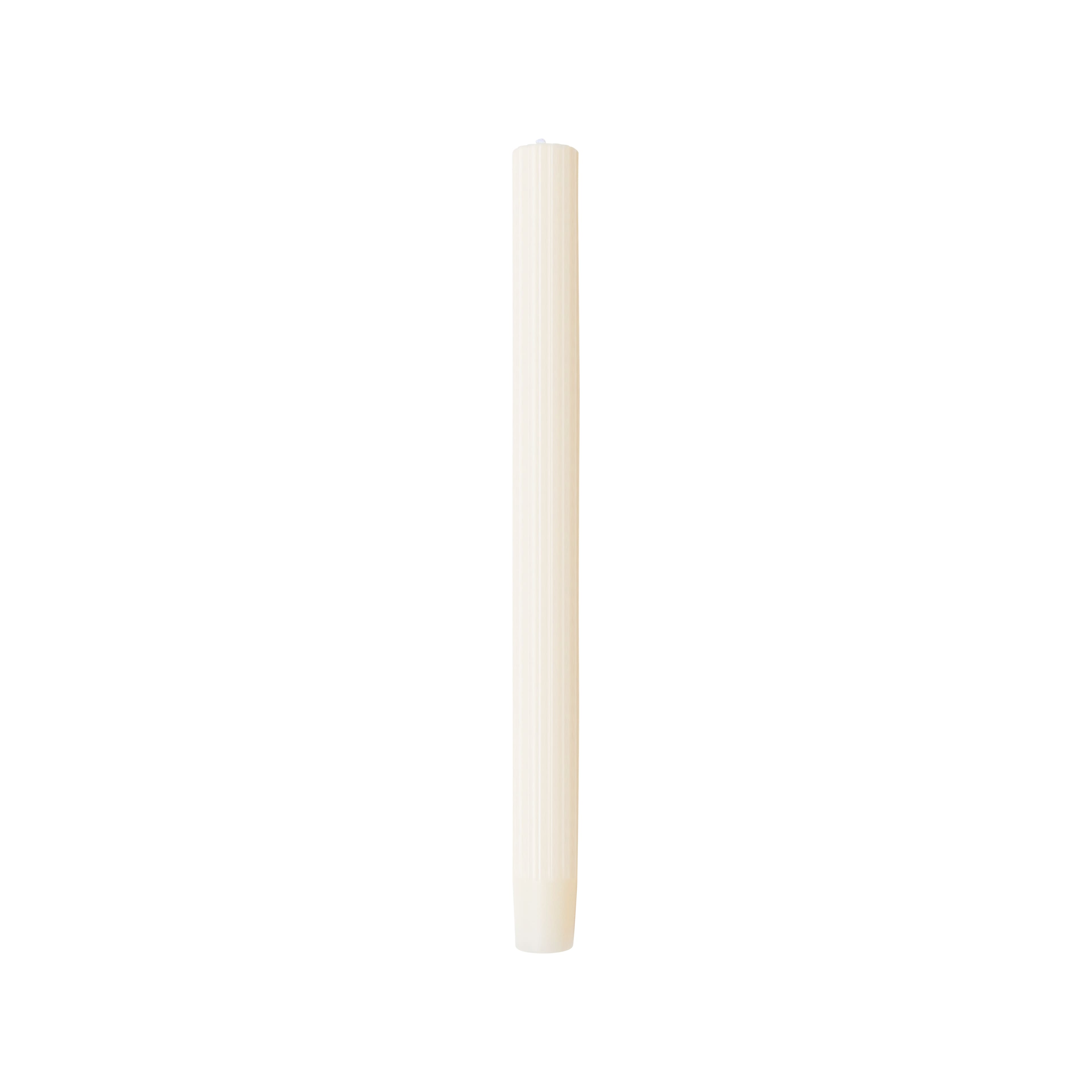10&#x22; Unscented Ribbed Taper Candles, 2ct. by Ashland&#xAE;