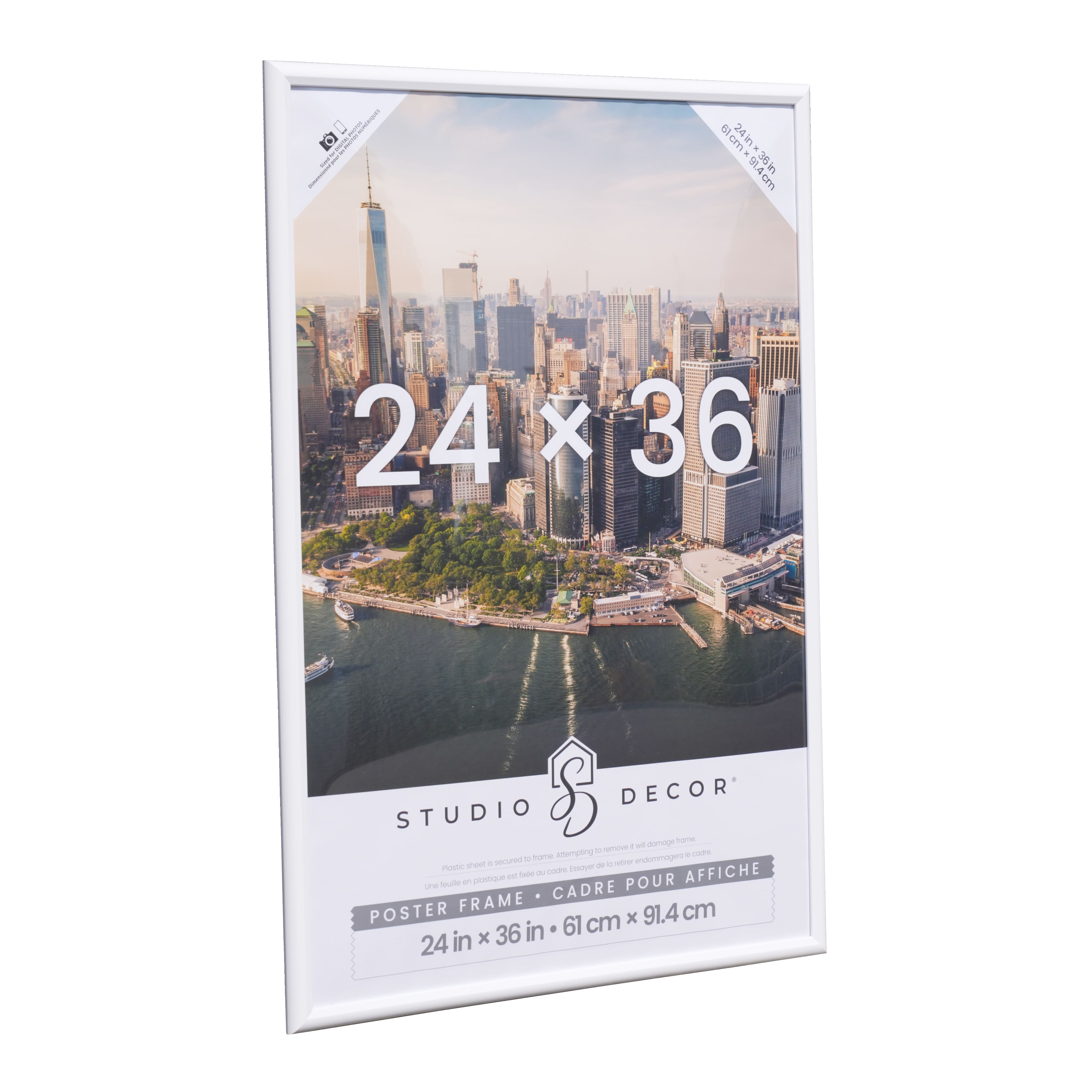 8 Pack: 24&#x22; x 36&#x22; White Poster Frame by Studio D&#xE9;cor&#x2122;