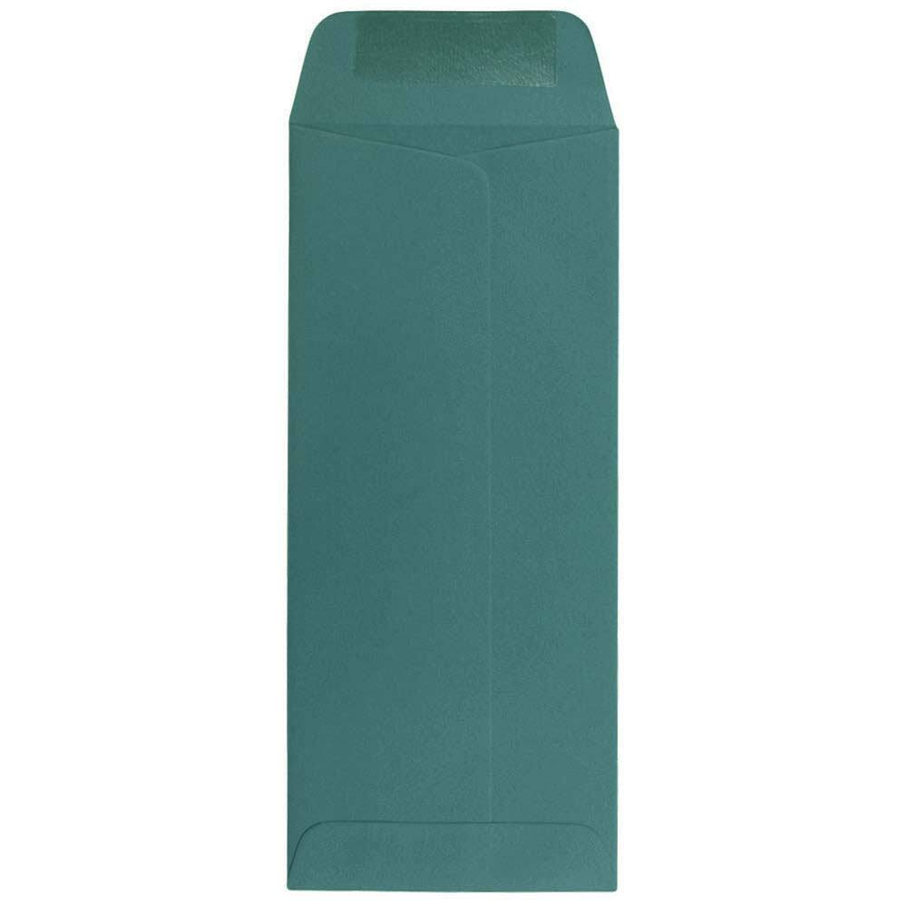 JAM Paper 4" x 9.5" Teal Policy Business Premium Envelopes