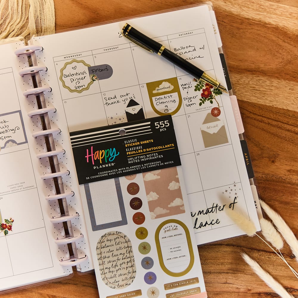 The Classic Happy Planner&#xAE; Uplifting Notes Sticker Book