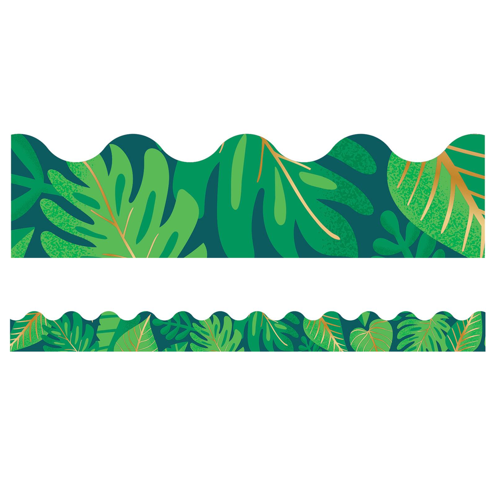 Carson Dellosa Education® One World Tropical Leaves Border, 234ft.