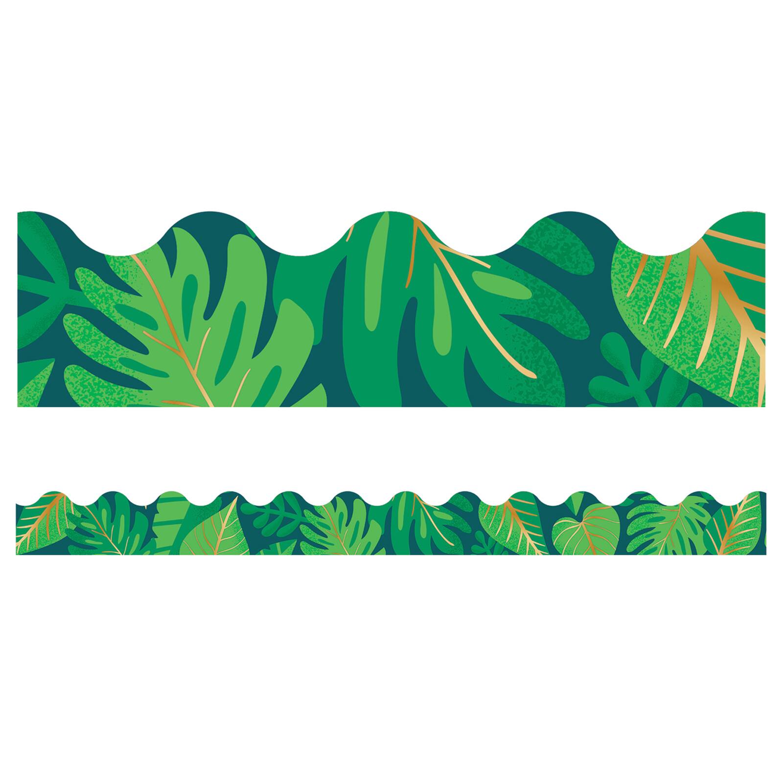 Carson Dellosa Education&#xAE; One World Tropical Leaves Border, 234ft.