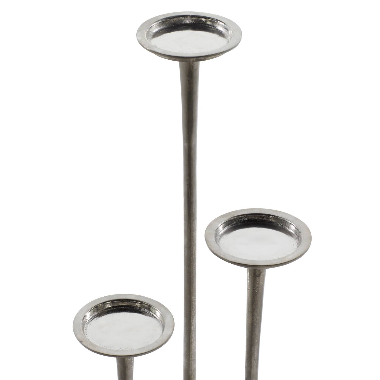 Aluminum Modern Candle Holder Set