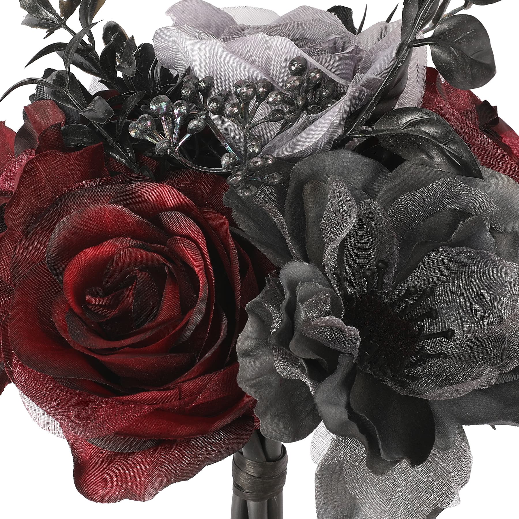 10&#x22; Red &#x26; Black Rose &#x26; Daisy Bouquet by Ashland&#xAE;