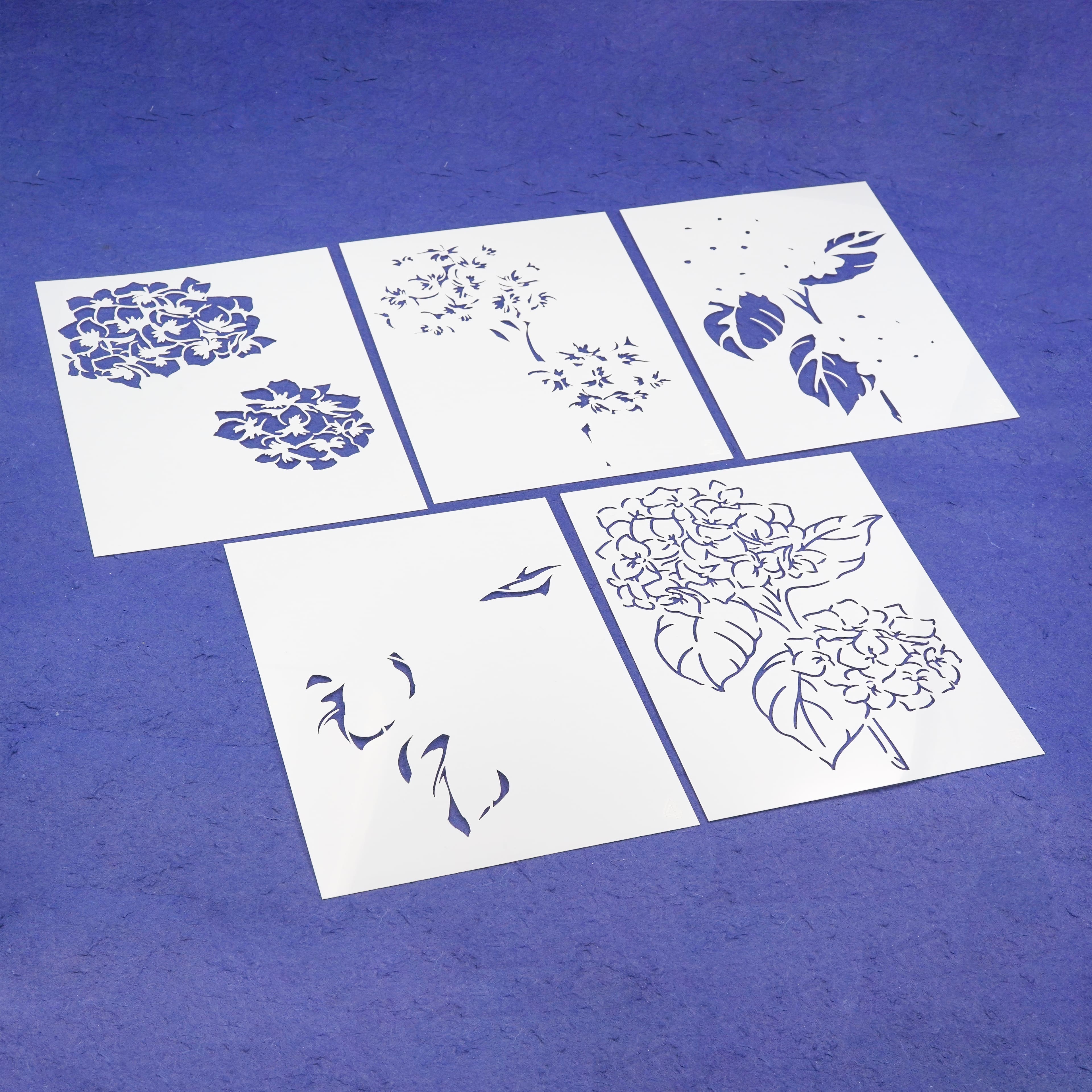 Hydrangeas Layering Stencils by Recollections™