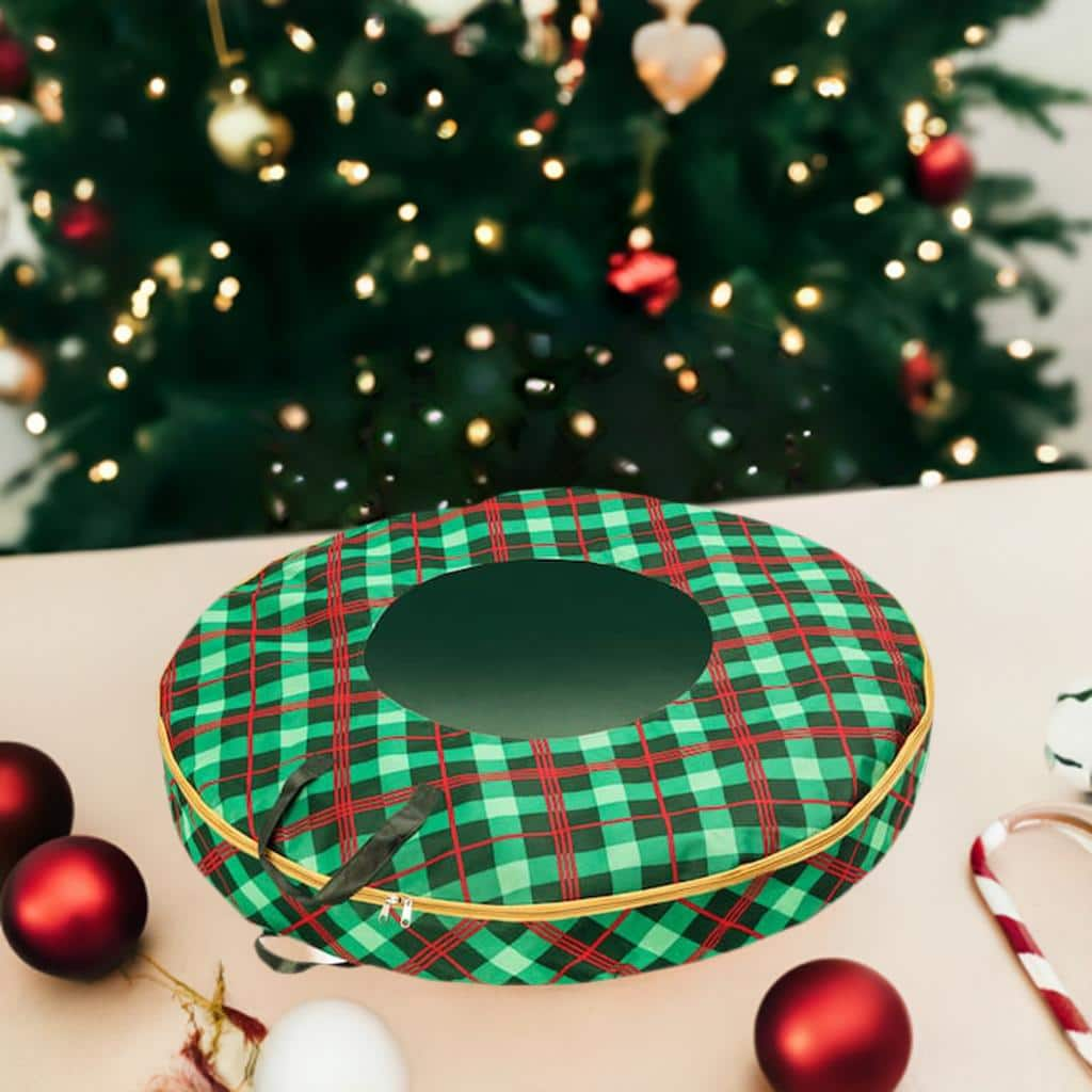 Honey Can Do Christmas Wreath Storage Bag