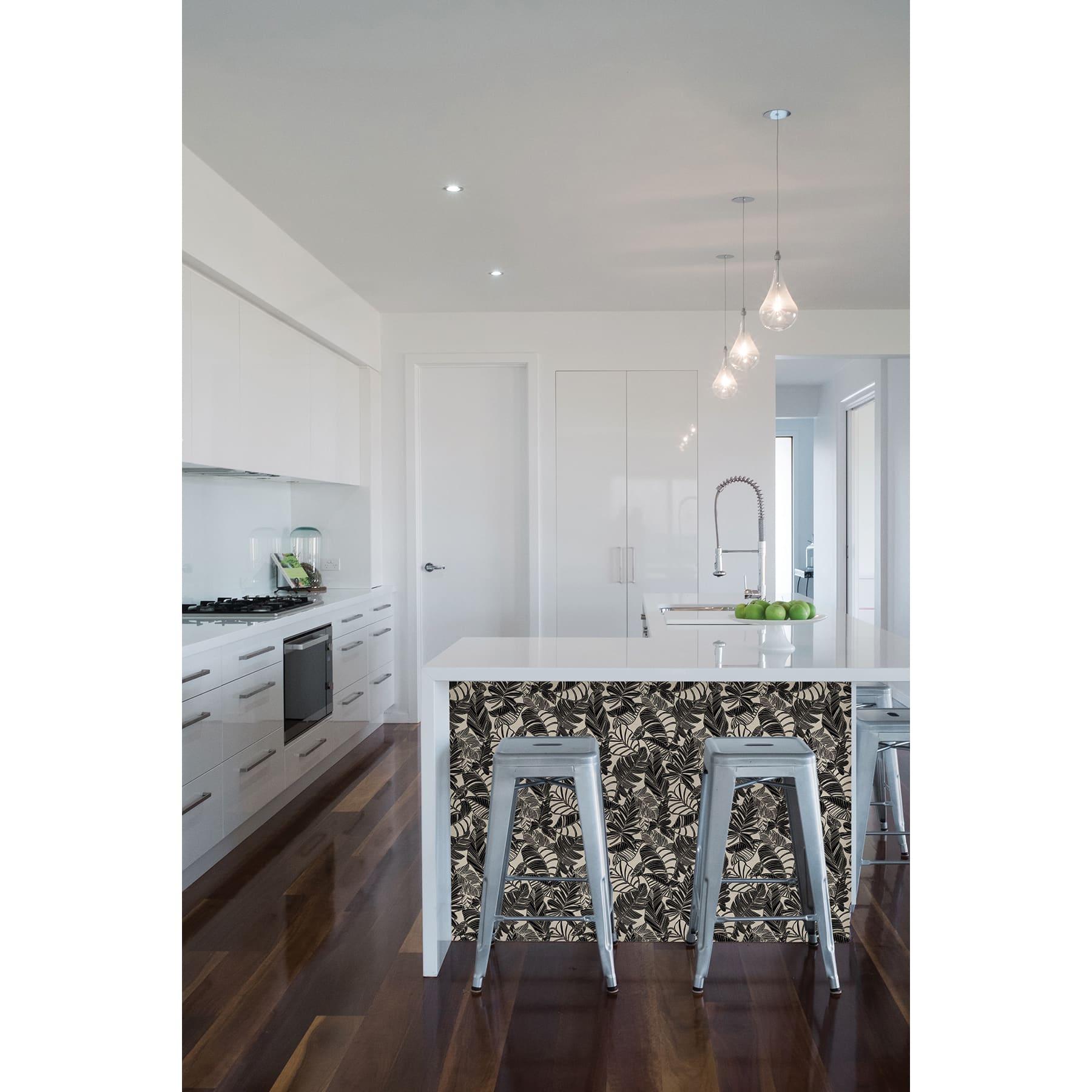 My Style Pindo Wood Cut Palm Peel & Stick Wallpaper