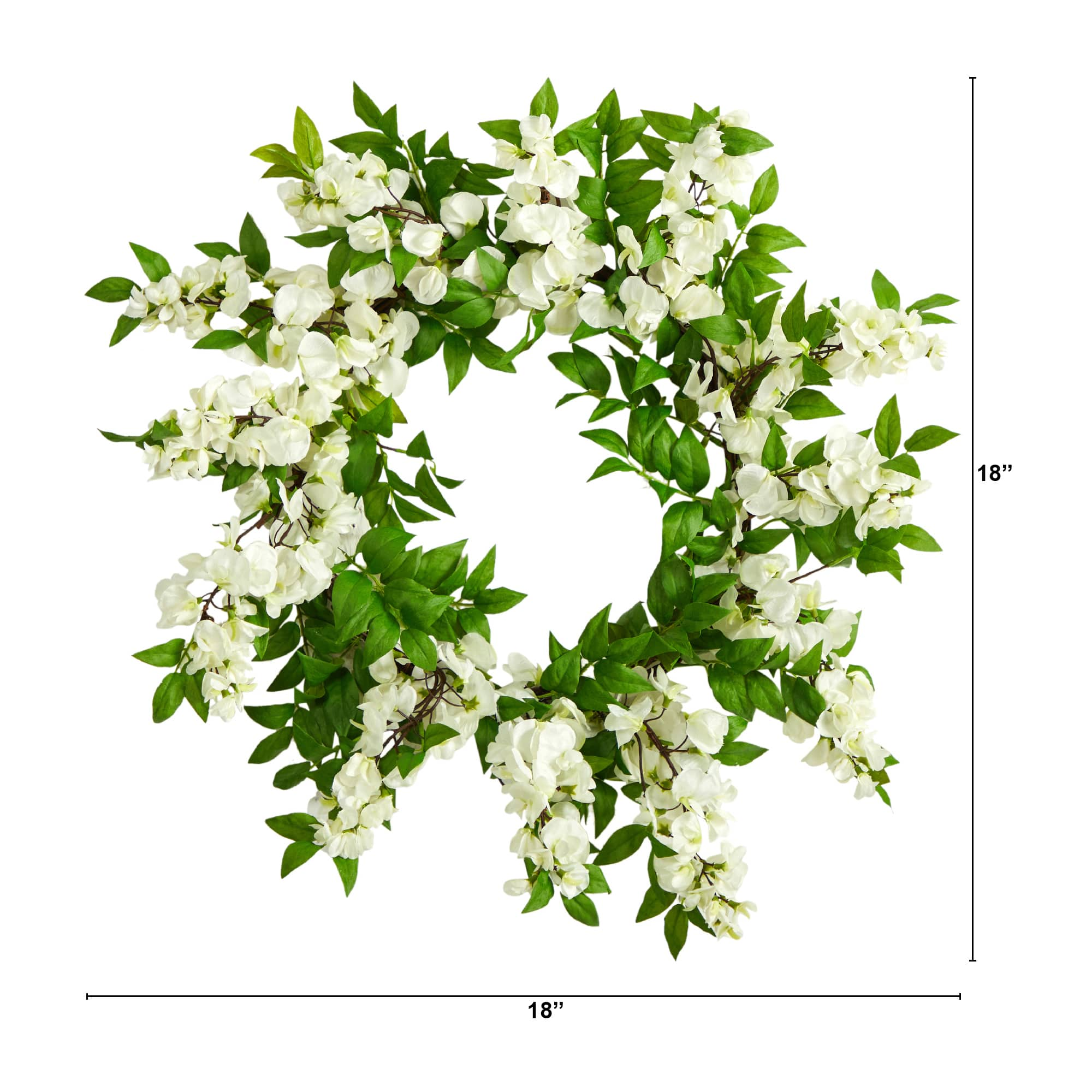 18&#x22; Wisteria Wreath