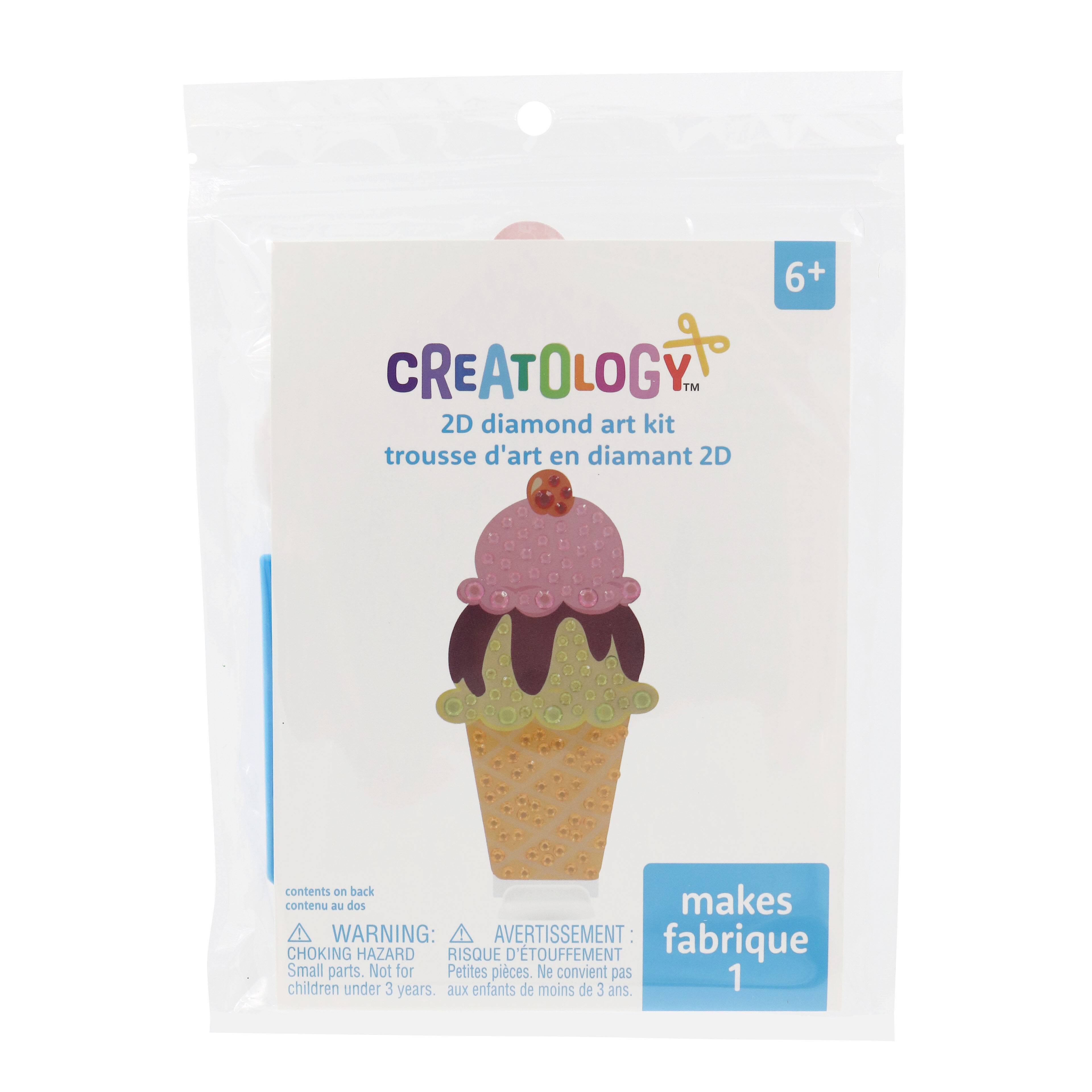 2D Ice Cream Diamond Art Kit by Creatology™