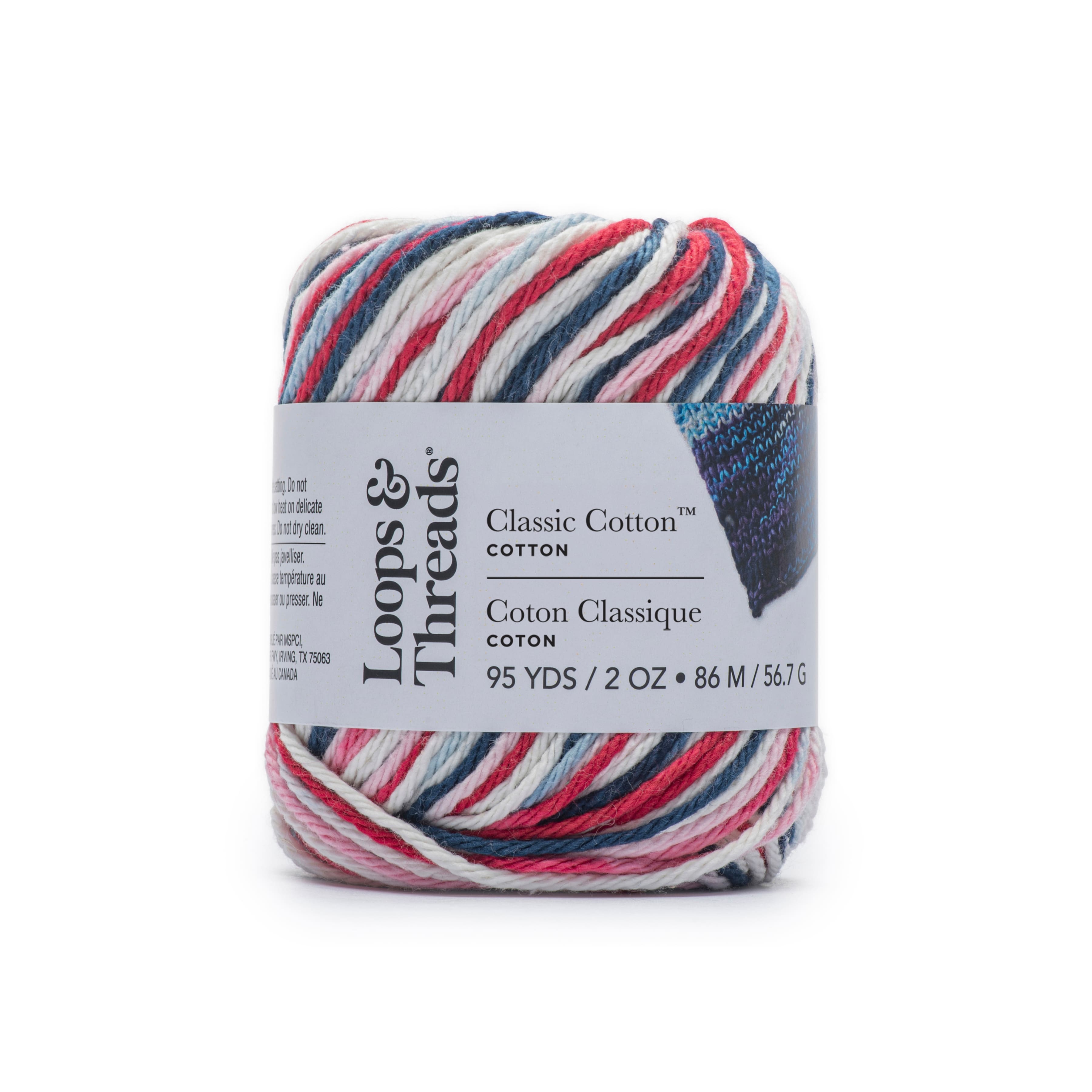 Classic Cotton&#x2122; Patterned Yarn by Loops &#x26; Threads&#xAE;