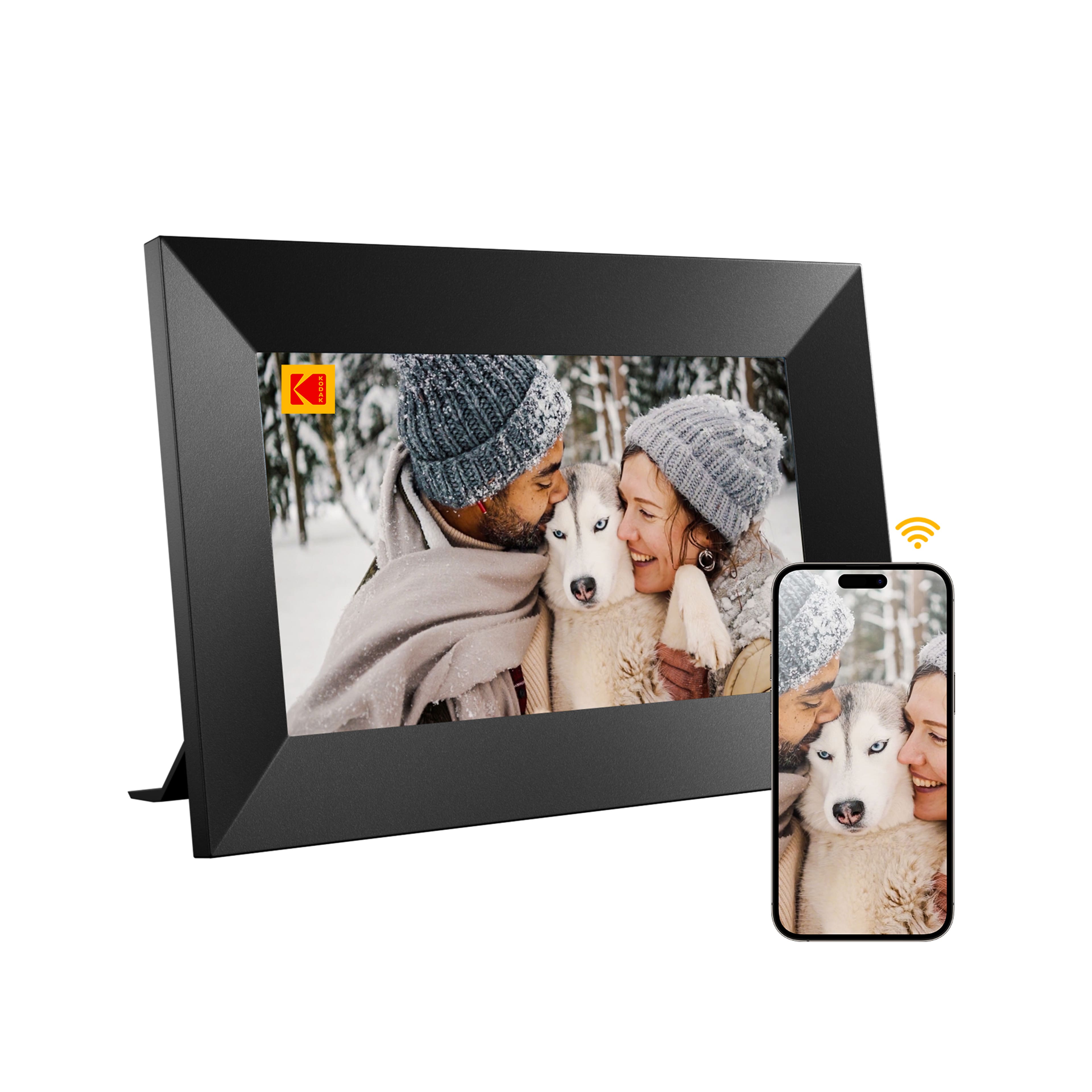 Kodak 7&#x22; Black Wi-Fi Enabled Digital Touch Screen Frame