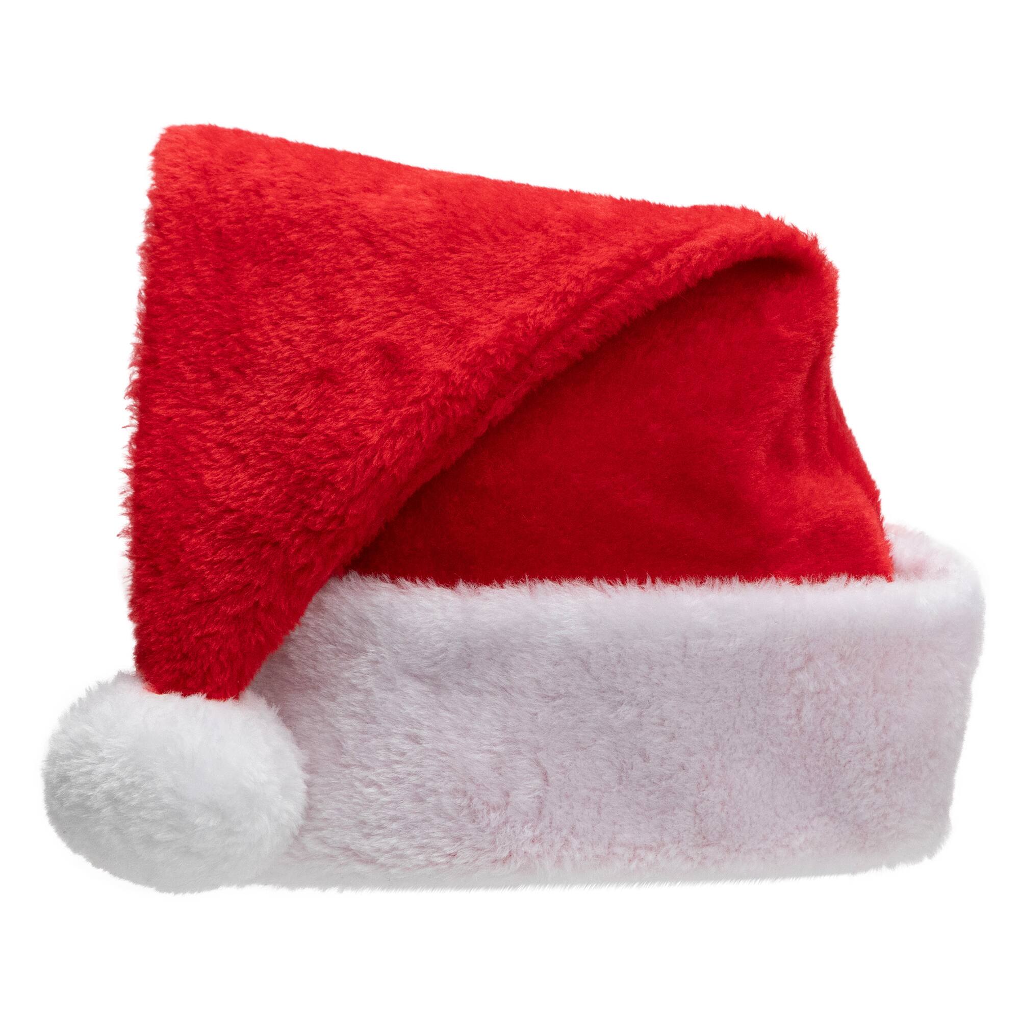 17&#x22; Traditional Red &#x26; White Santa Hat, Adult Large
