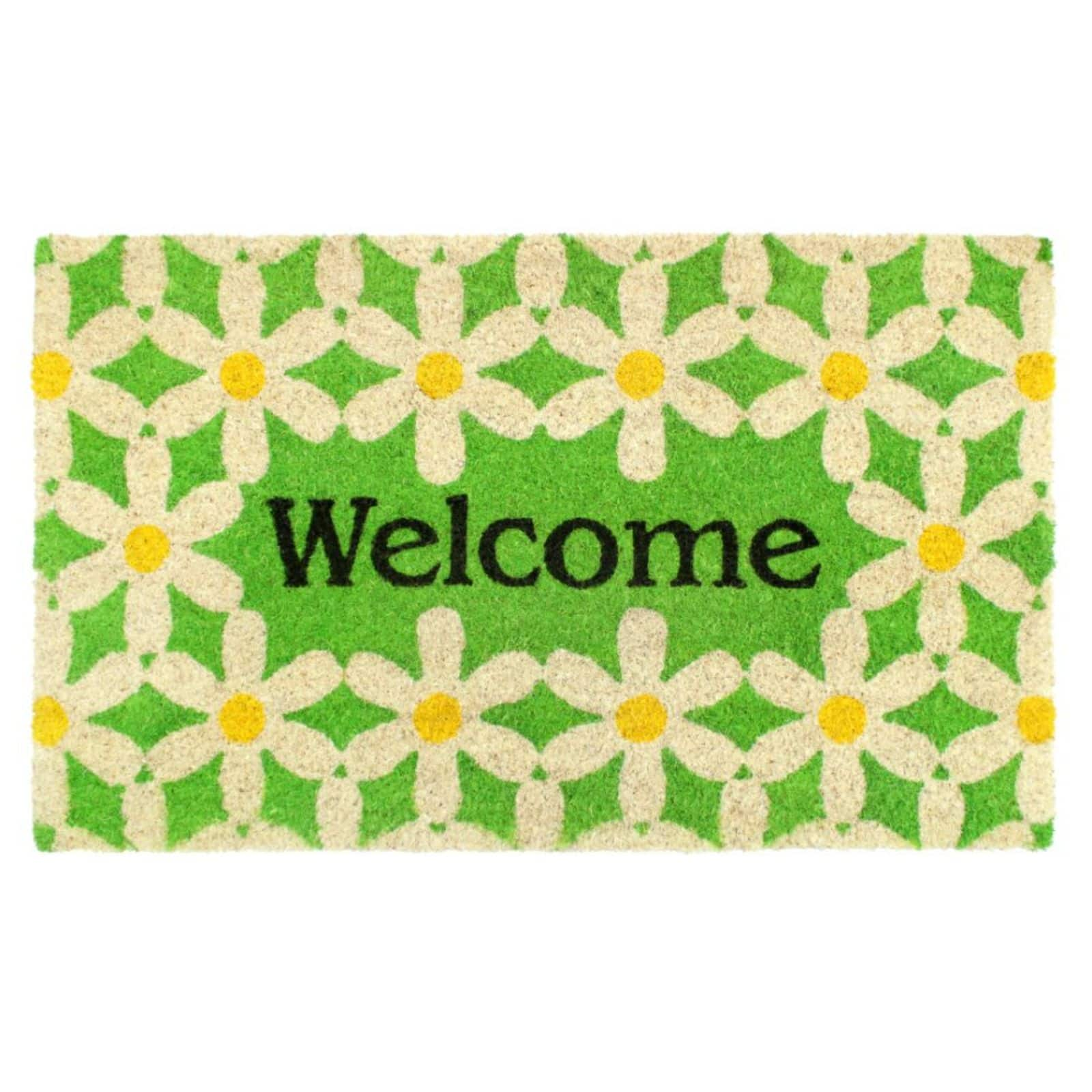 Daisy Doormat, Flower Doormat, Floral Door Mat, Spring Welcome