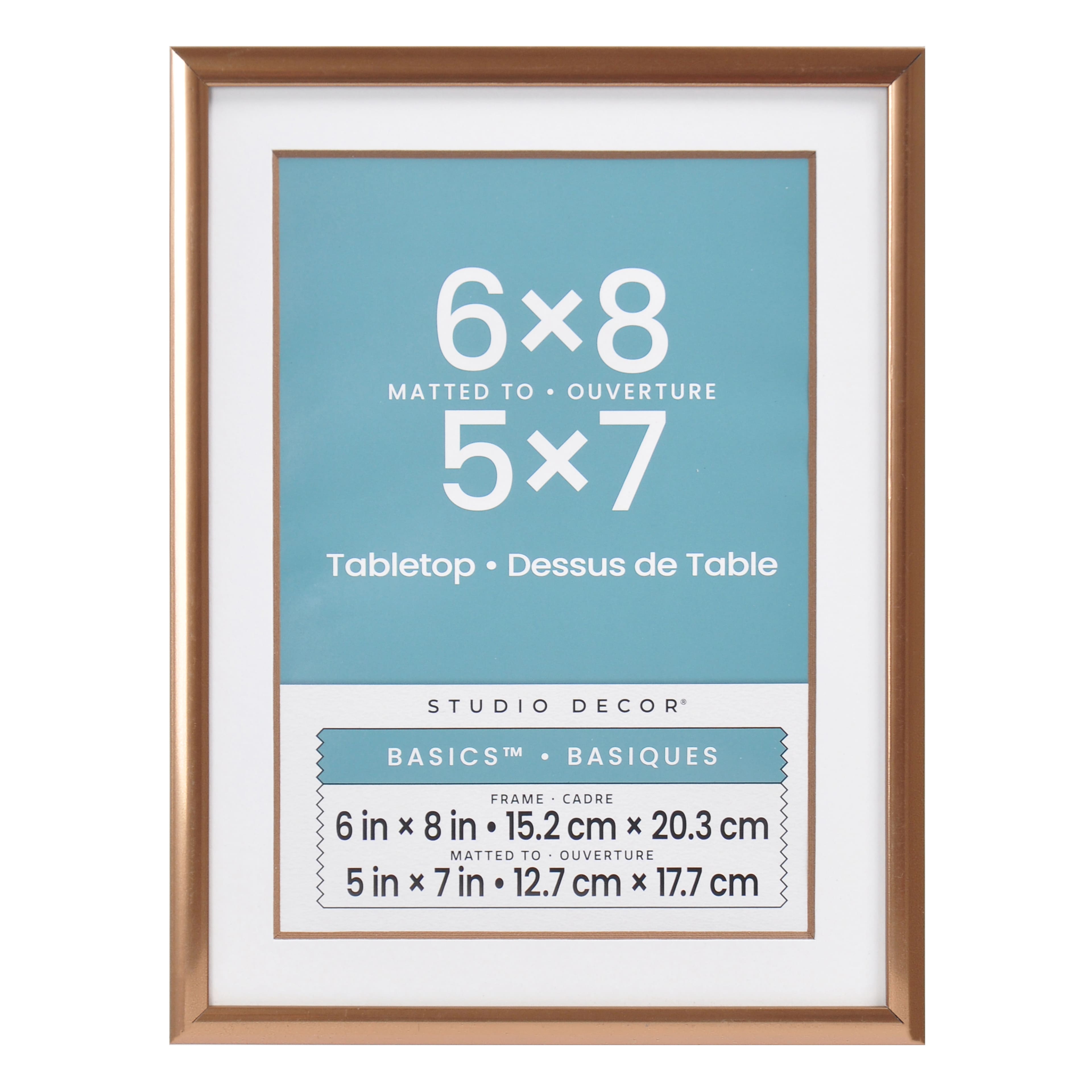 6 Pack: Basics&#x2122; Tabletop Frame with Mat by Studio D&#xE9;cor&#xAE;